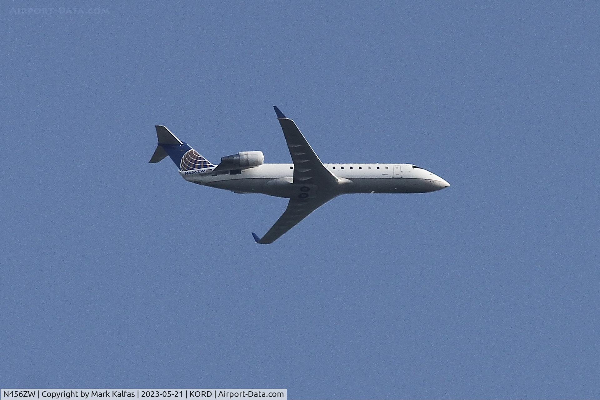 N456ZW, 2003 Bombardier CRJ-200LR (CL-600-2B19) C/N 7849, Air Wisconsin/United Express CRJ2 N456ZW AWI3739 CAE-ORD