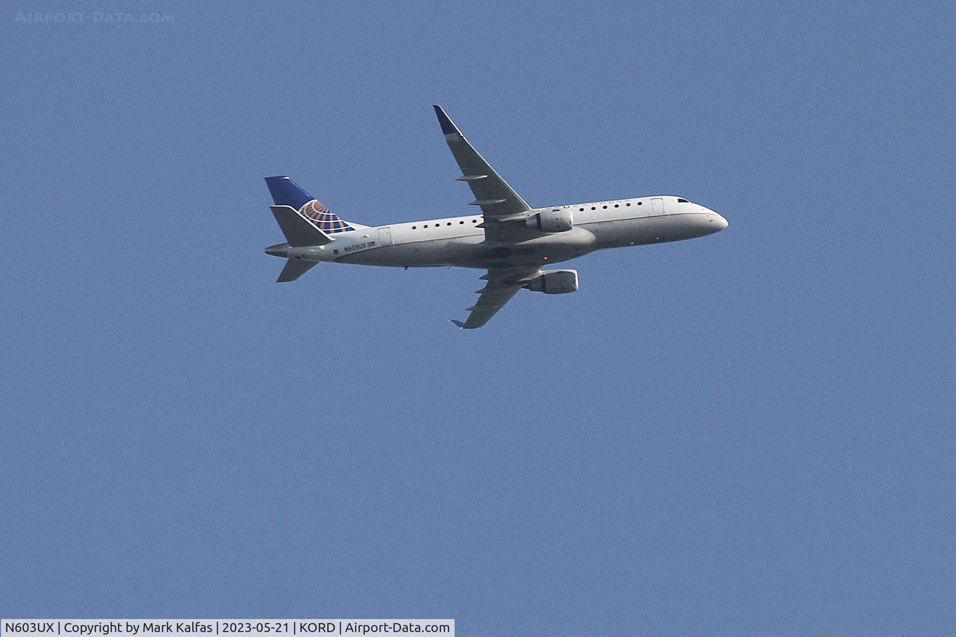 N603UX, 2019 Embraer 175LR (ERJ-170-200LR) C/N 17000796, SkyWest/United Express E75L N603UX SKW4670 AVL-ORD