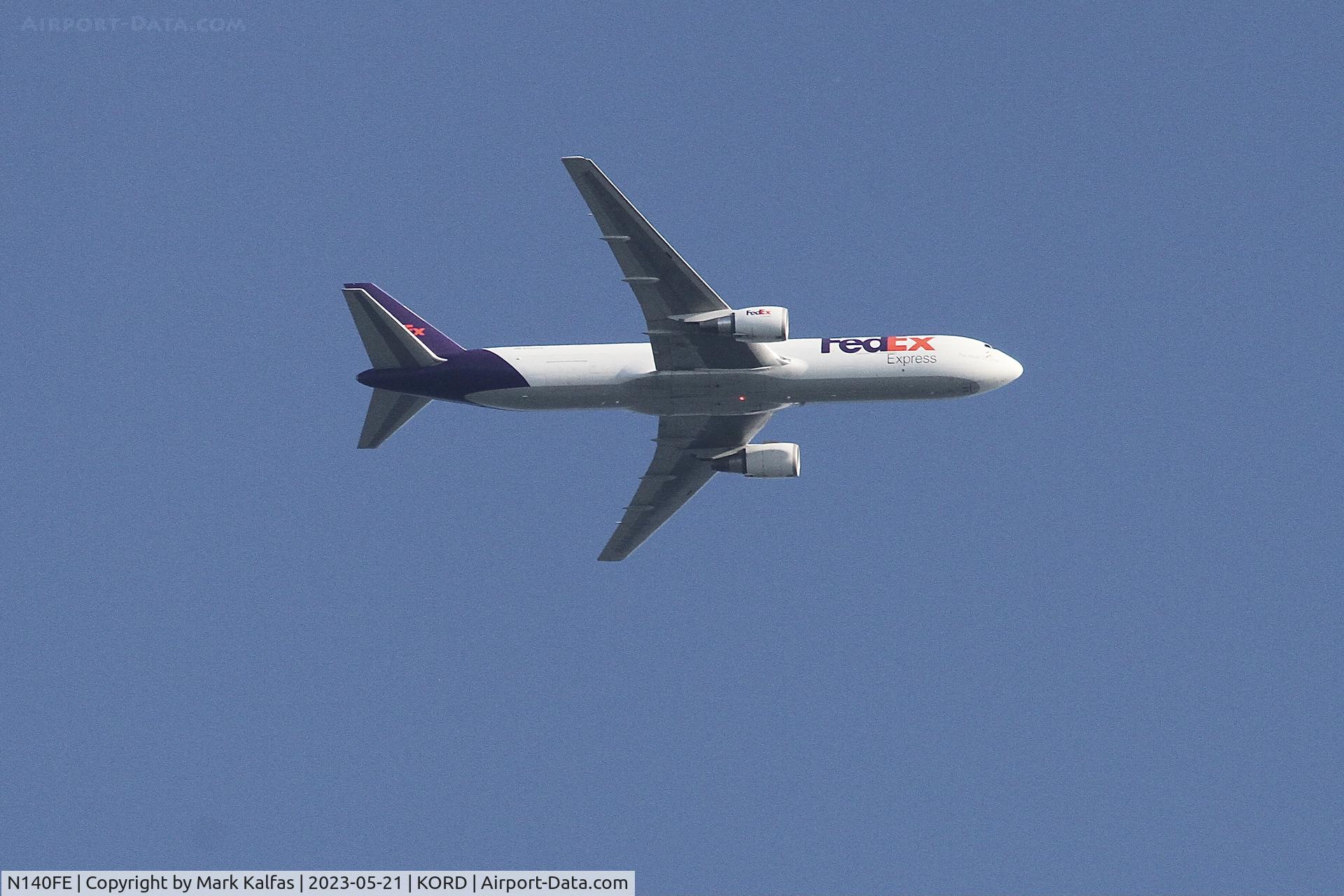 N140FE, 2016 Boeing B767-3S2ERF C/N 43541, FED EX B763 N140FE FX348 IND-ORD