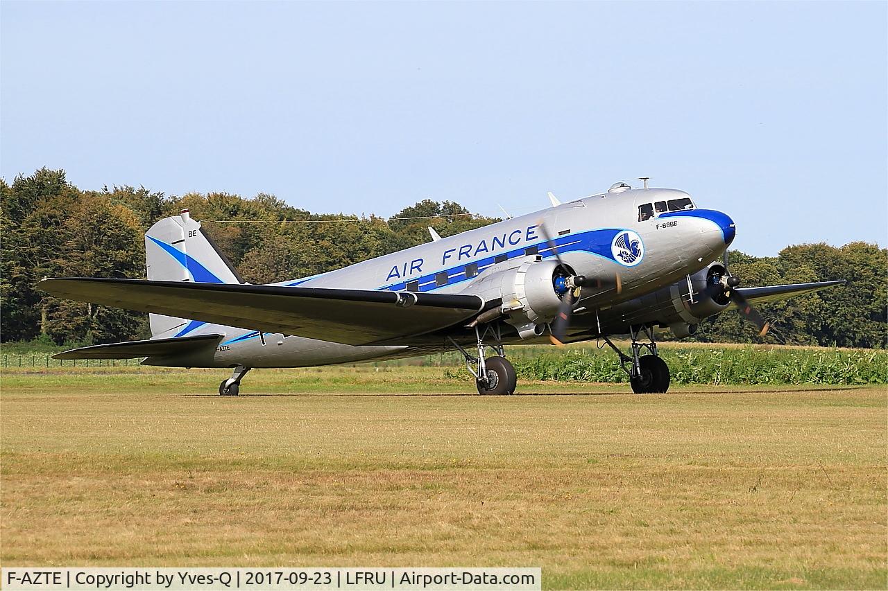 F-AZTE, 1943 Douglas C-47A-1-DL  Skytrain C/N 9172, Douglas C-47A Skytrain, Taxiing, Morlaix-Ploujean airport (LFRU-MXN) Air show 2017
