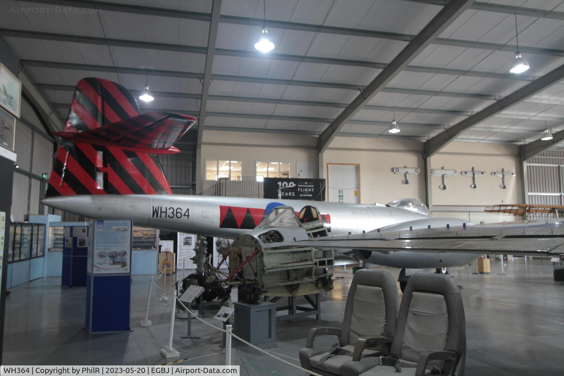 WH364, Gloster Meteor F.8 C/N Not found WH364, WH364 1952 Gloster Meteor F8 Jet Age Museum Staverton