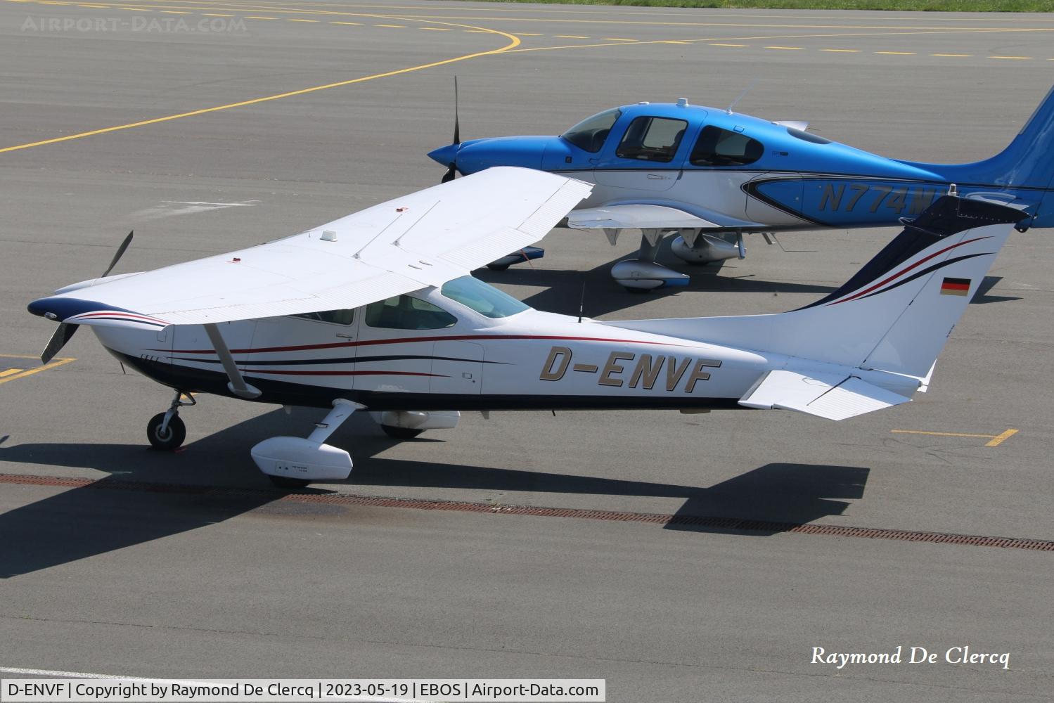 D-ENVF, 1978 Cessna 182Q Skylane C/N 18266288, At Ostend Airport.