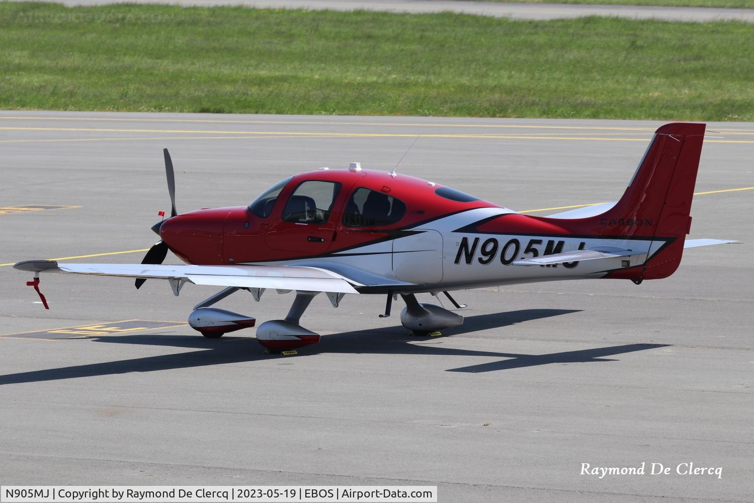N905MJ, 2023 Cirrus SR22T C/N 9140, At Ostend Airport.