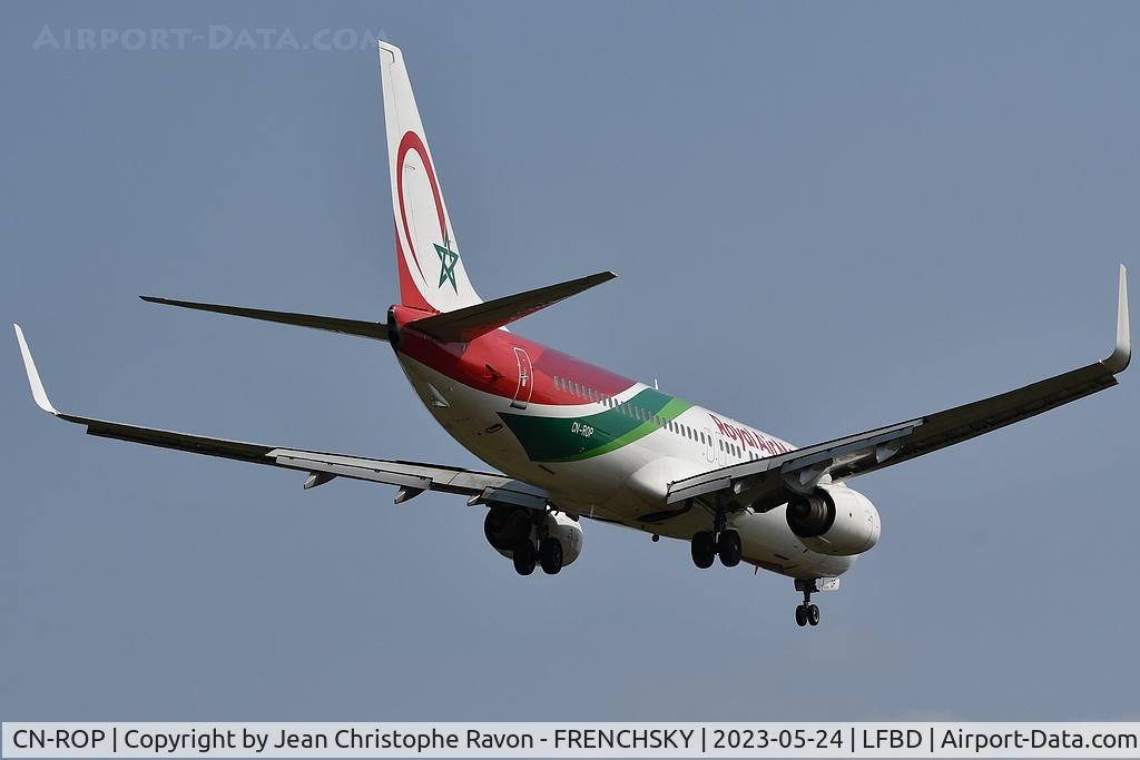 CN-ROP, 2008 Boeing 737-8B6 C/N 33066, Casablanca (CMN)	Bordeaux (BOD)	AT792