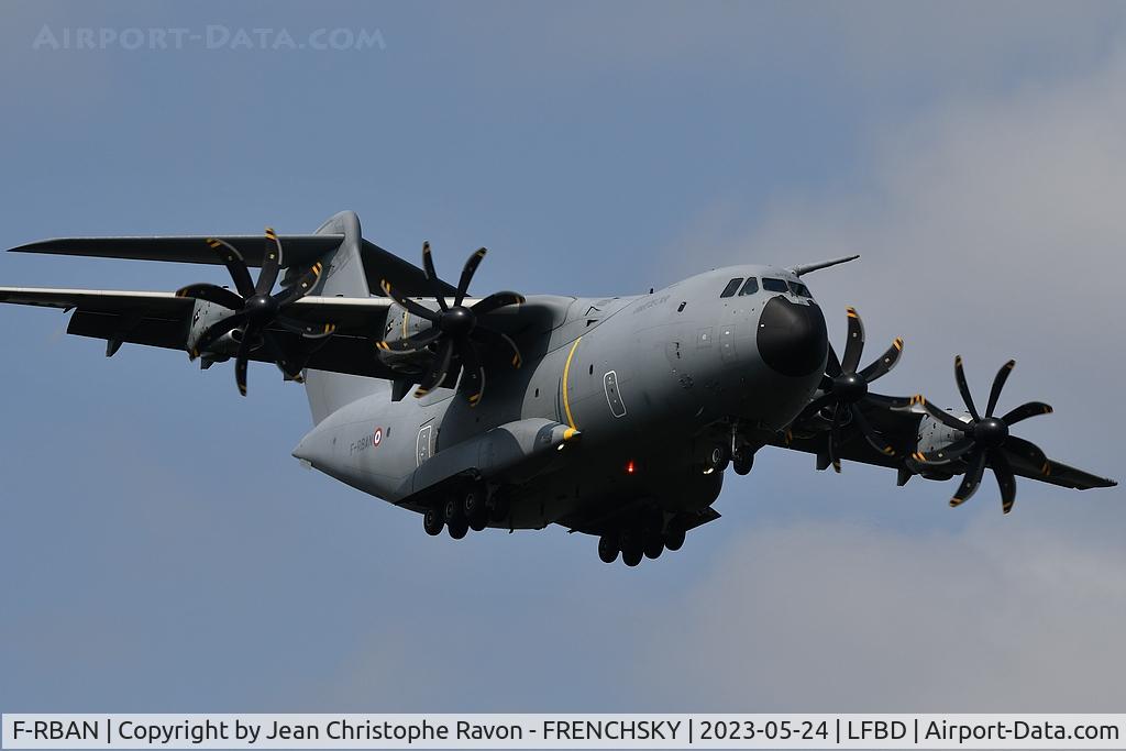 F-RBAN, 2018 Airbus A400M Atlas C/N 073, COTAM 1231 from Nimes
