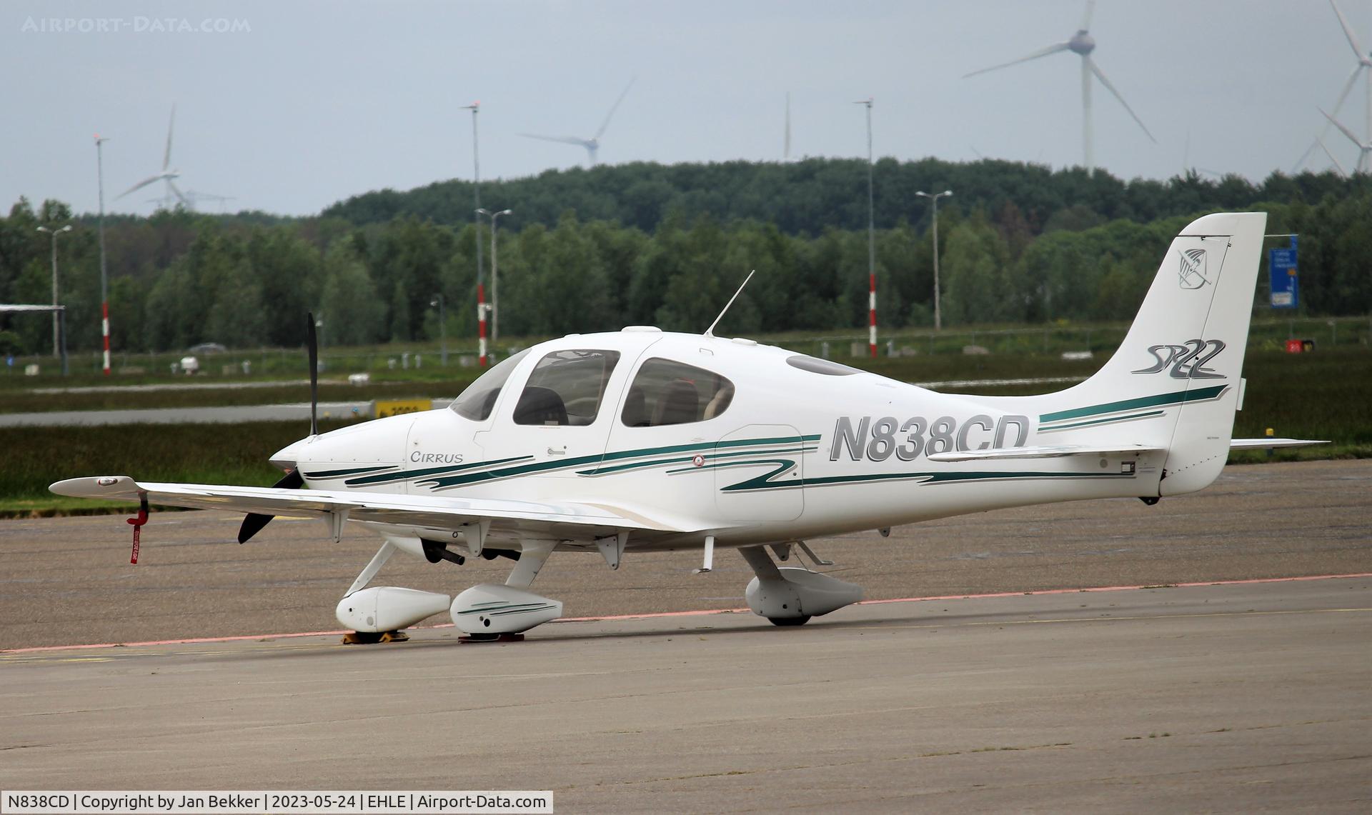 N838CD, 2002 Cirrus SR22 C/N 0339, Lelystad Airpory