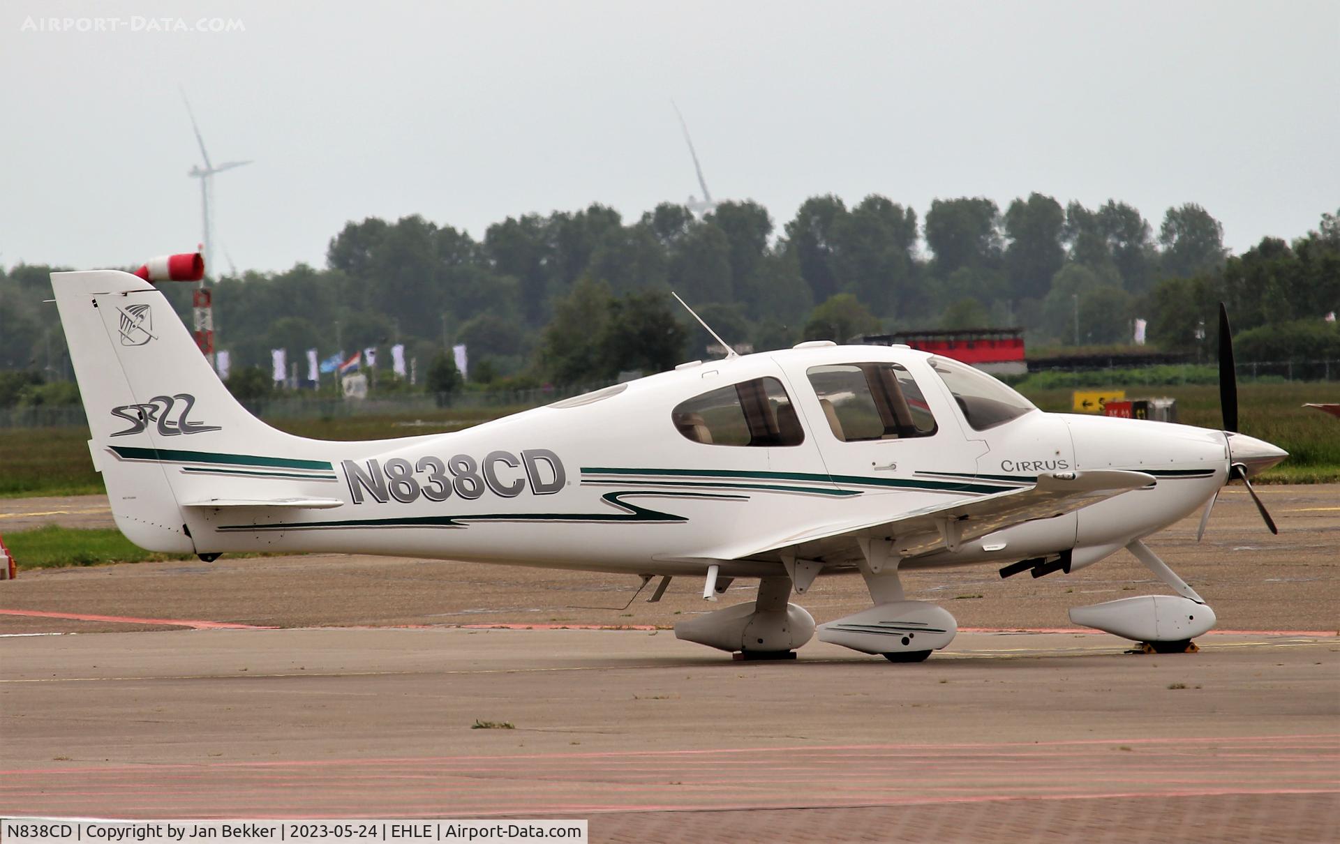 N838CD, 2002 Cirrus SR22 C/N 0339, Lelystad Airpory