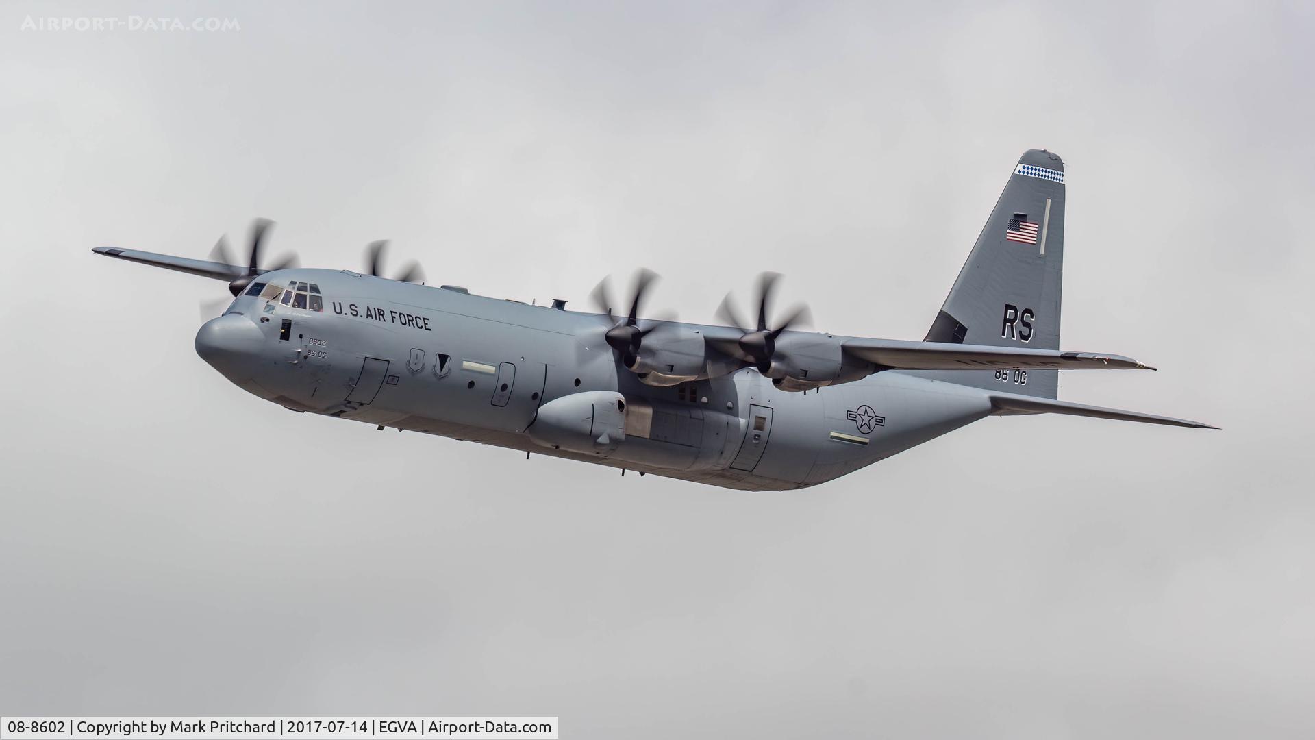 08-8602, 2008 Lockheed Martin C-130J-30 Super Hercules C/N 382-5611, Shot at RIAT 2017