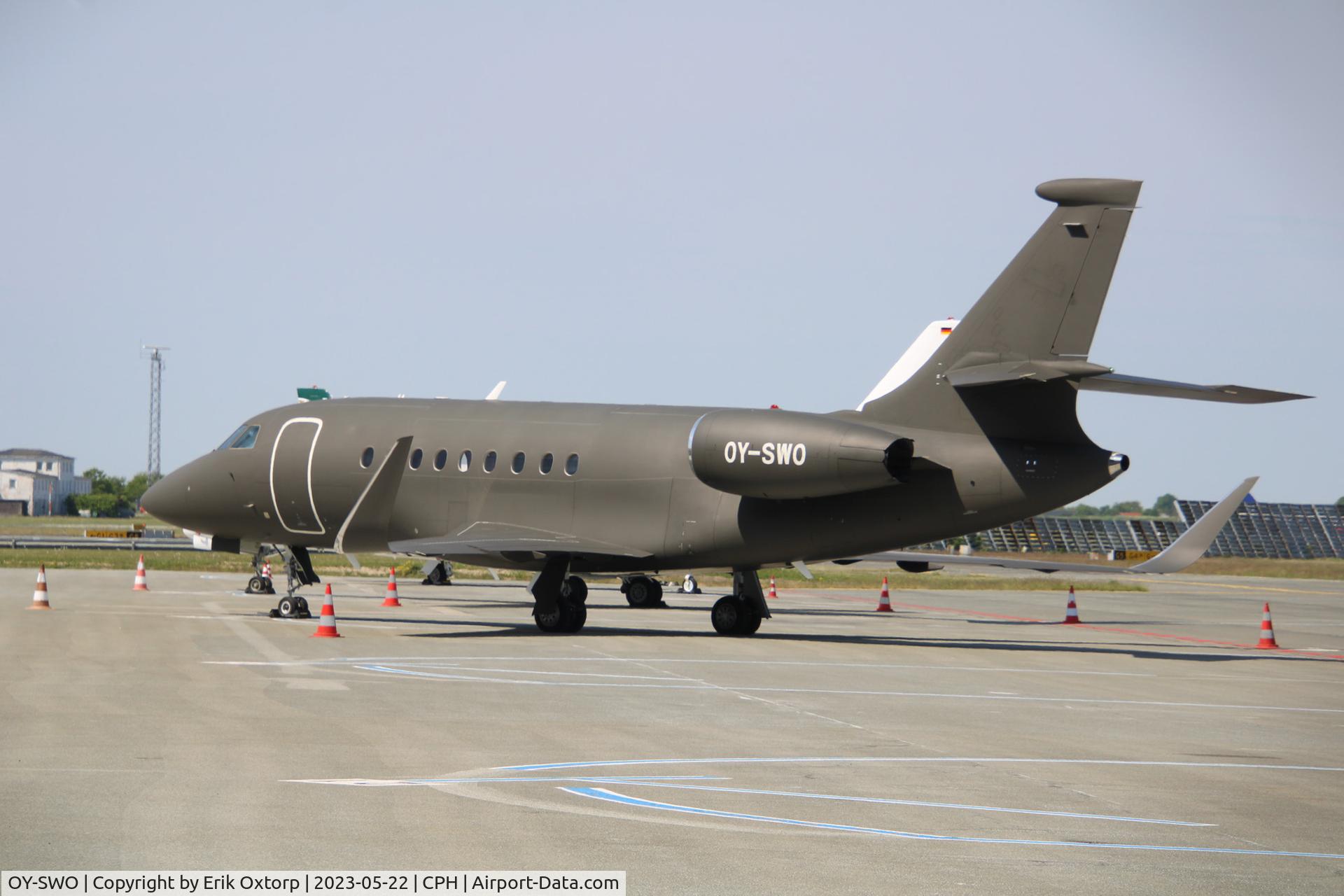 OY-SWO, 2014 Dassault Falcon 2000S C/N 725, OY-SWO in CPH