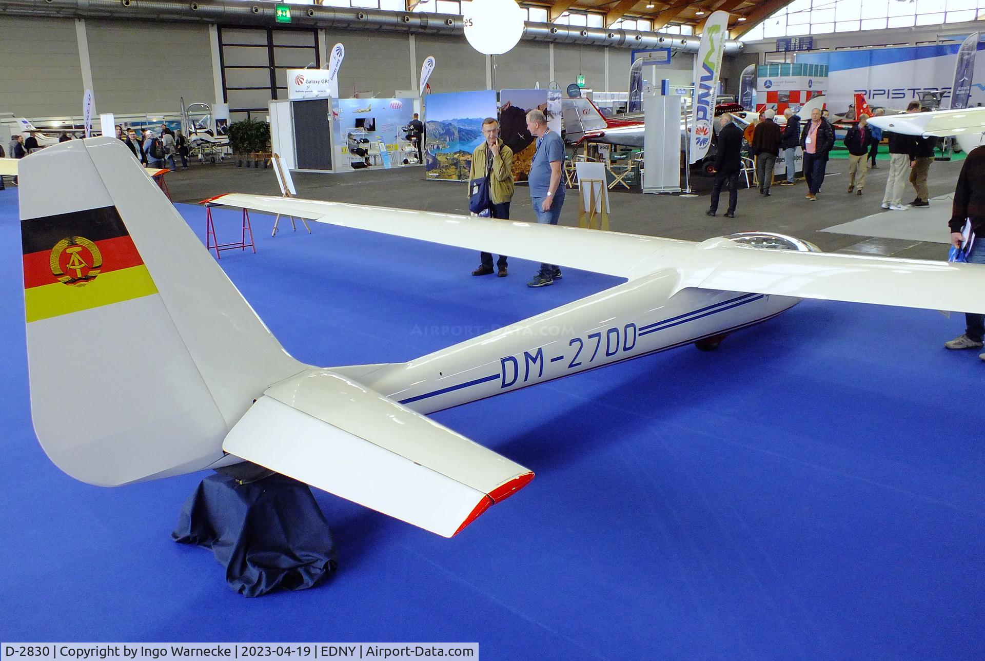 D-2830, 1963 VEB Apparatebau Lommatzsch Lom-61 Favorit C/N 0700, Lommatzsch Lom-61 Favorit at the AERO 2023, Friedrichshafen