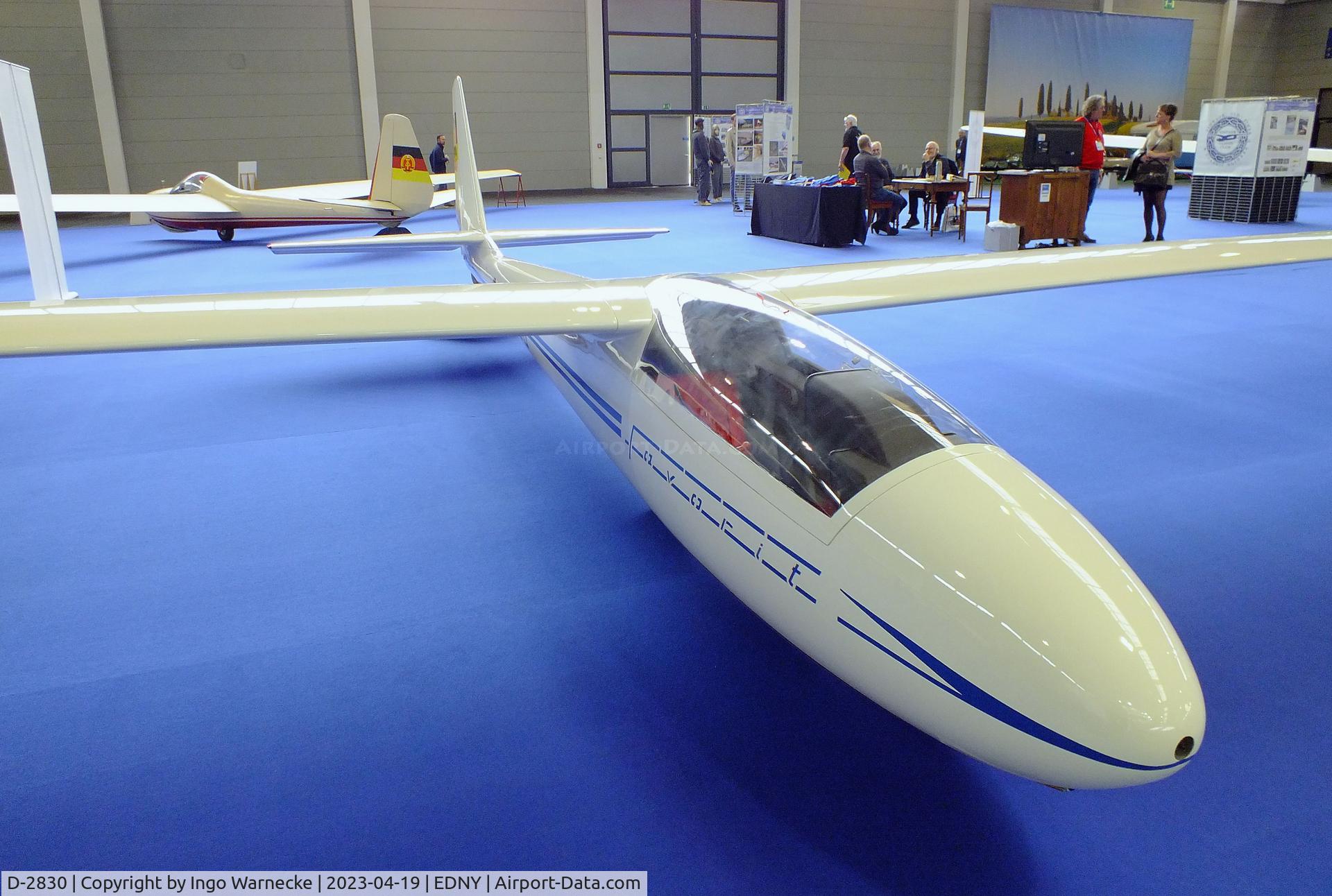 D-2830, 1963 VEB Apparatebau Lommatzsch Lom-61 Favorit C/N 0700, Lommatzsch Lom-61 Favorit at the AERO 2023, Friedrichshafen