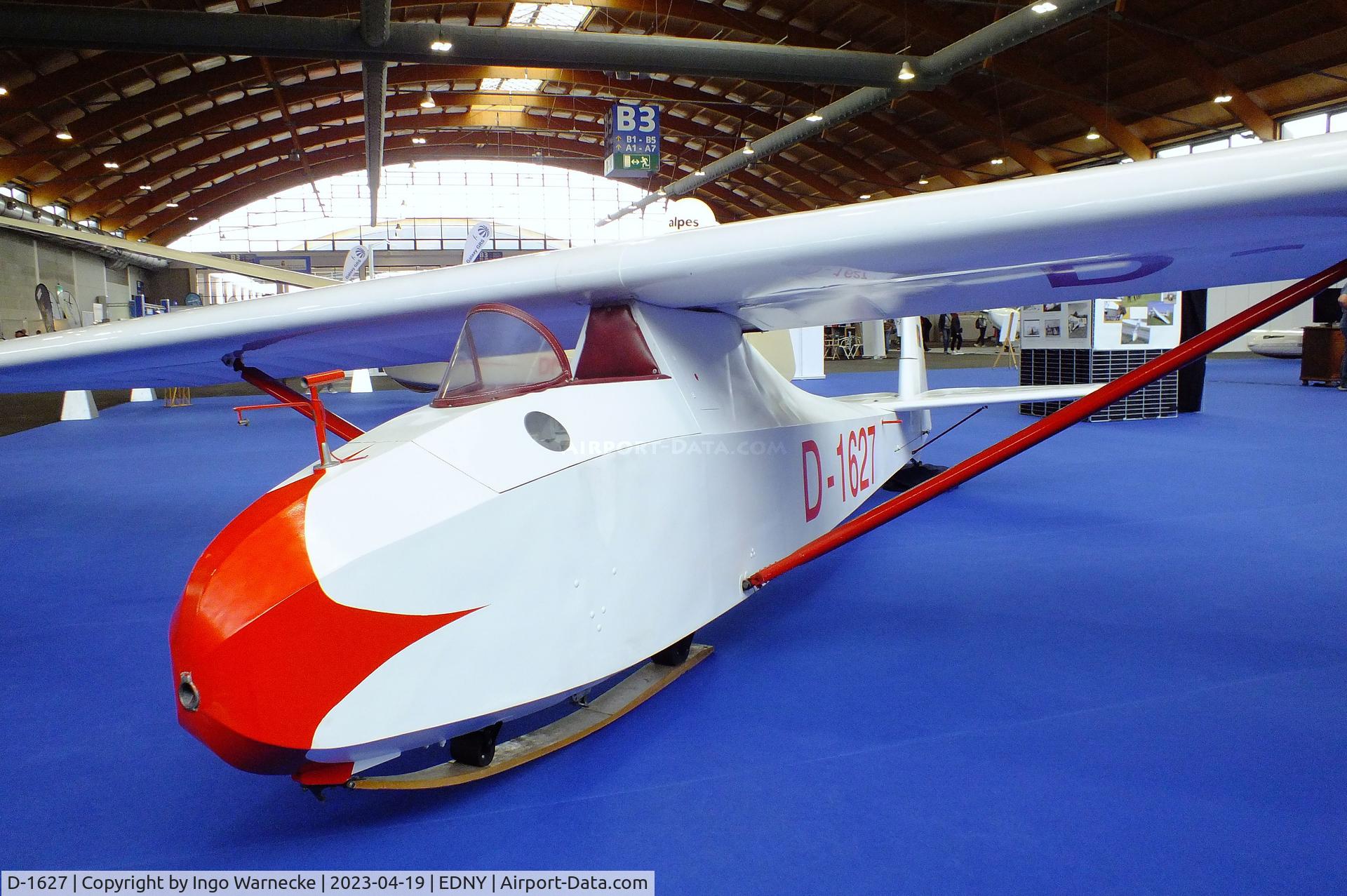 D-1627, 1957 VEB Apparatebau Lommatzsch Baby IIb C/N 0621, Lommatzsch (Schneider) Baby IIb at the AERO 2023, Friedrichshafen