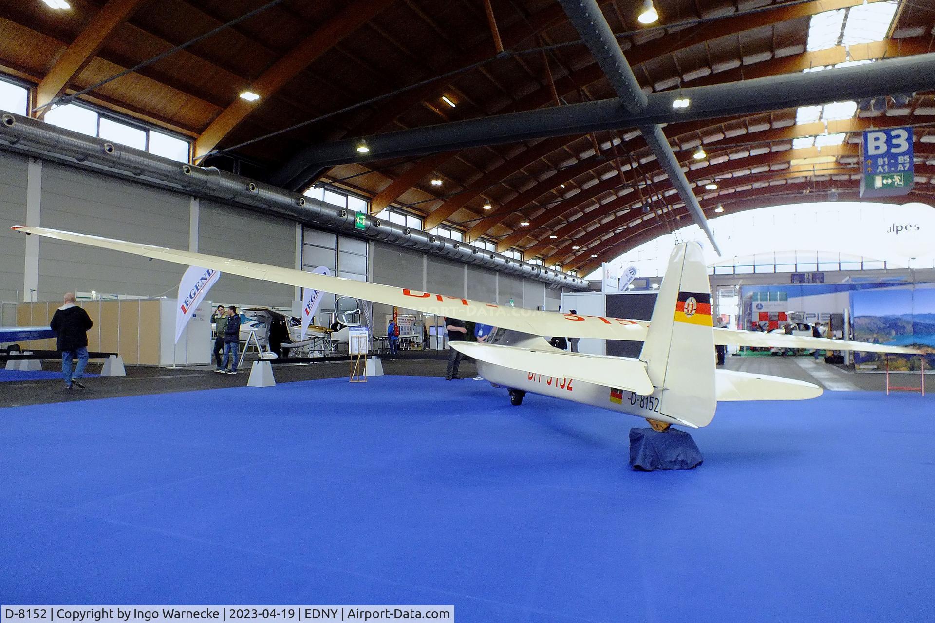 D-8152, 1959 VEB Apparatebau Lommatzsch FES-530-II Lehrmeister C/N 0152, Lommatzsch FES-530-II Lehrmeister at the AERO 2023, Friedrichshafen