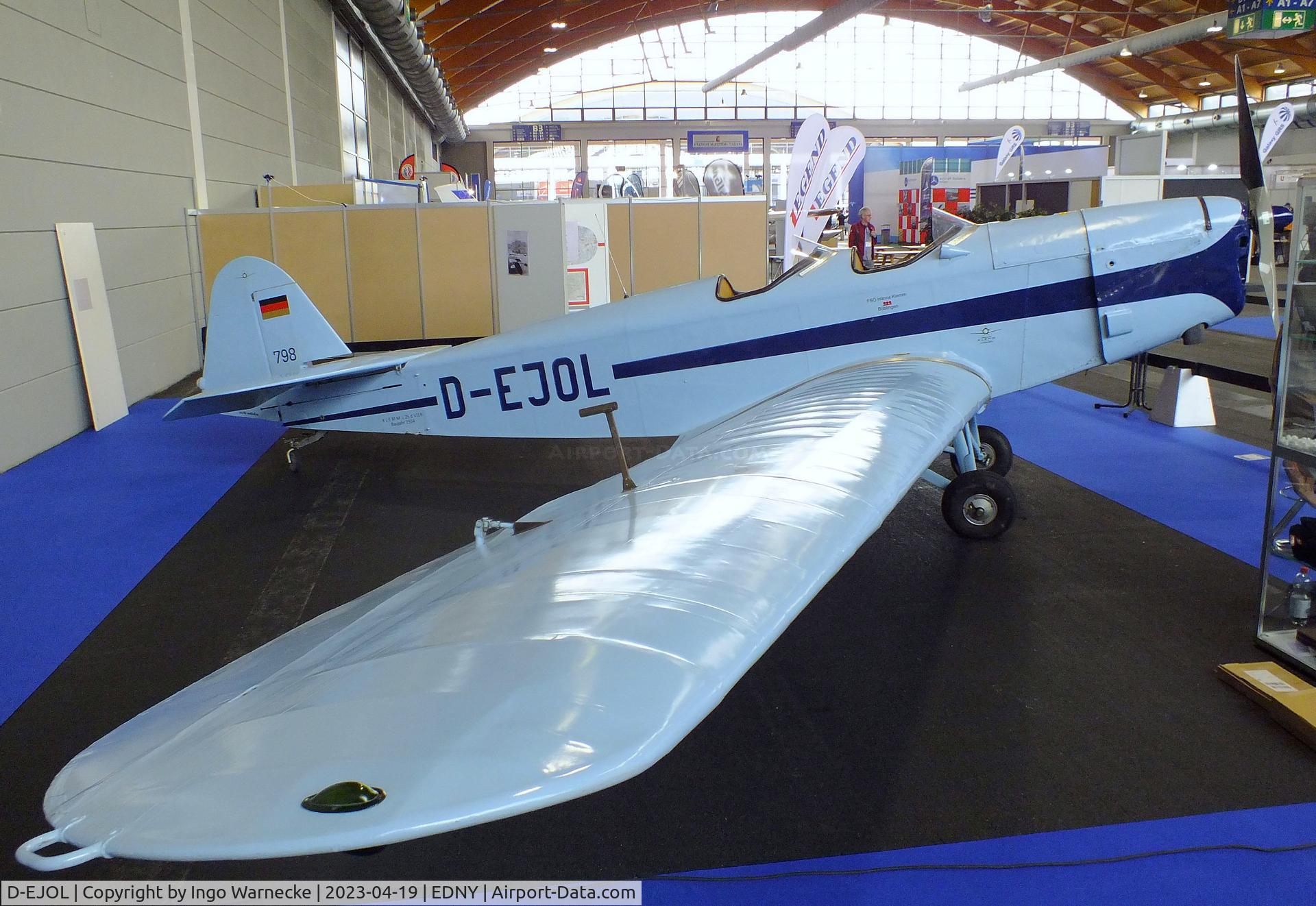 D-EJOL, 1934 Klemm L 25 d VII C/N 798, Klemm L 25 d VII at the AERO 2023, Friedrichshafen