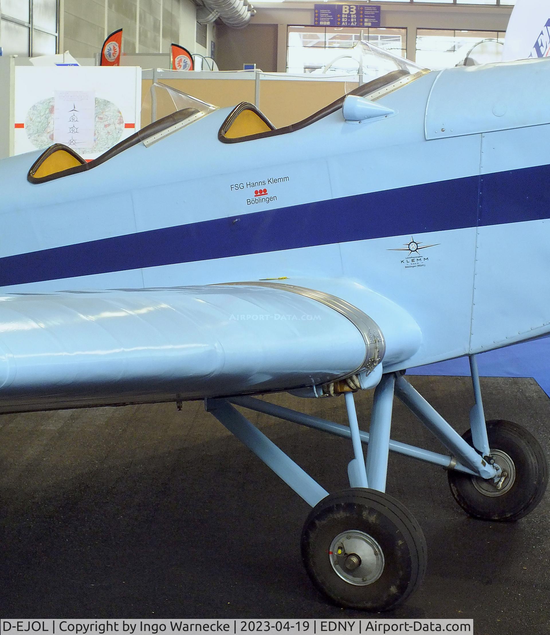 D-EJOL, 1934 Klemm L 25 d VII C/N 798, Klemm L 25 d VII at the AERO 2023, Friedrichshafen