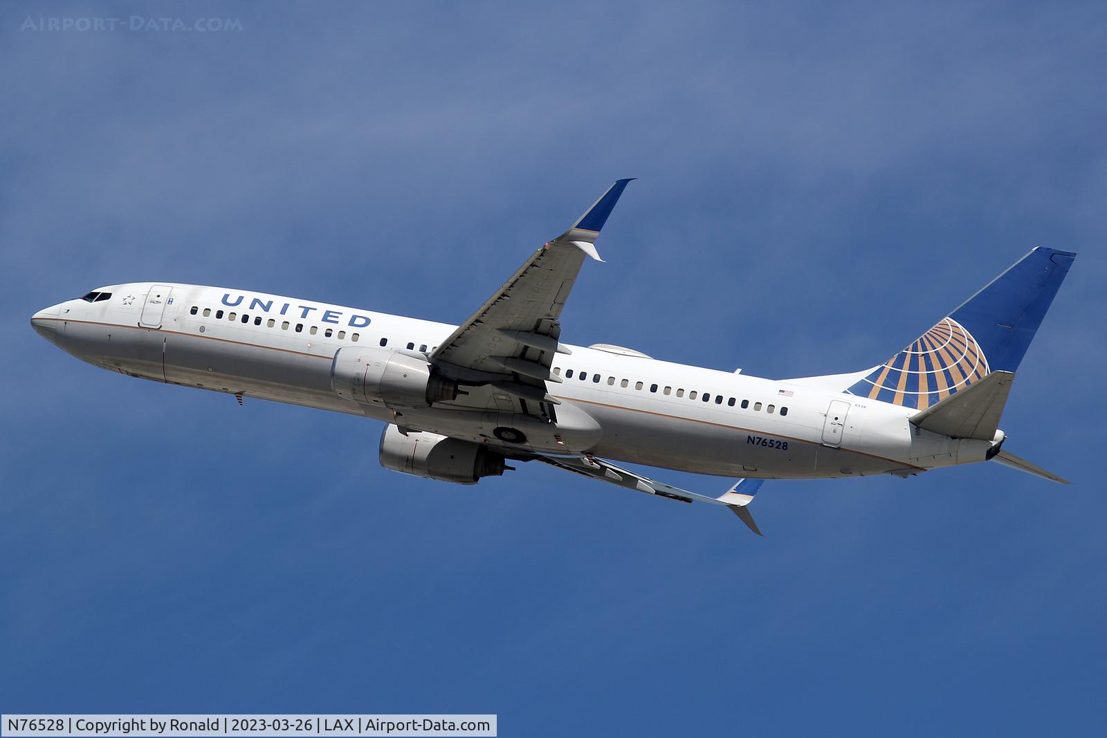 N76528, 2010 Boeing 737-824 C/N 31663, at lax