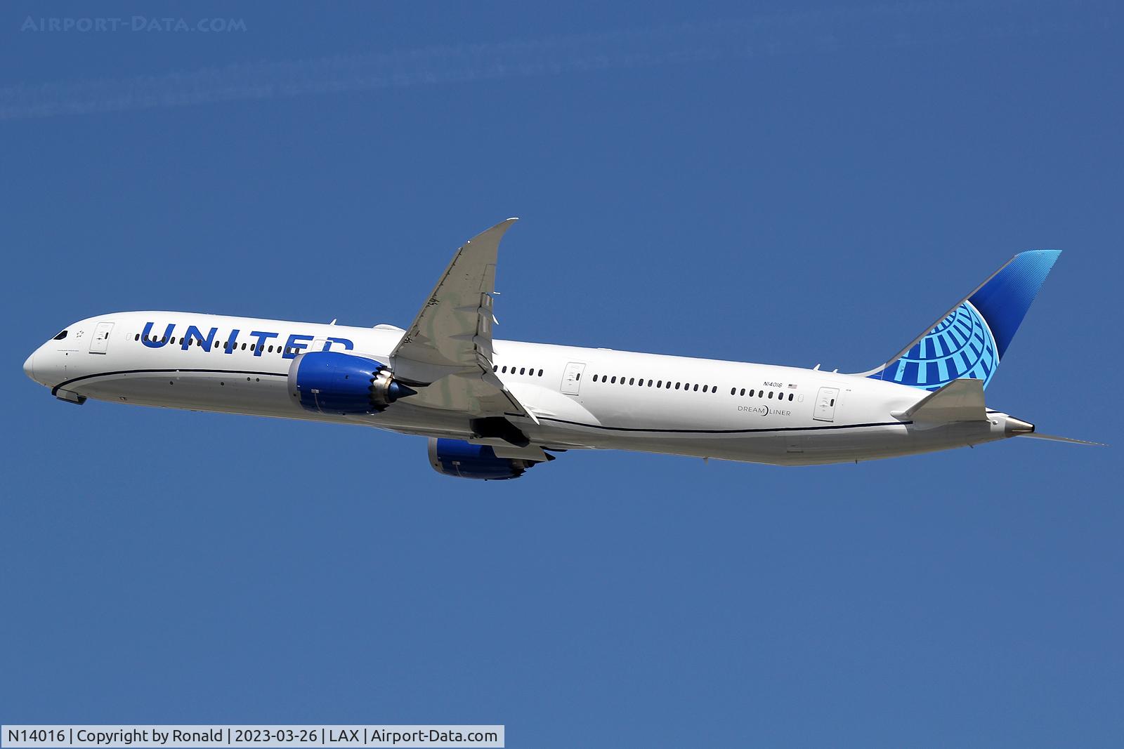 N14016, 2022 Boeing 787-10 Dreamliner Dreamliner C/N 66985, at lax