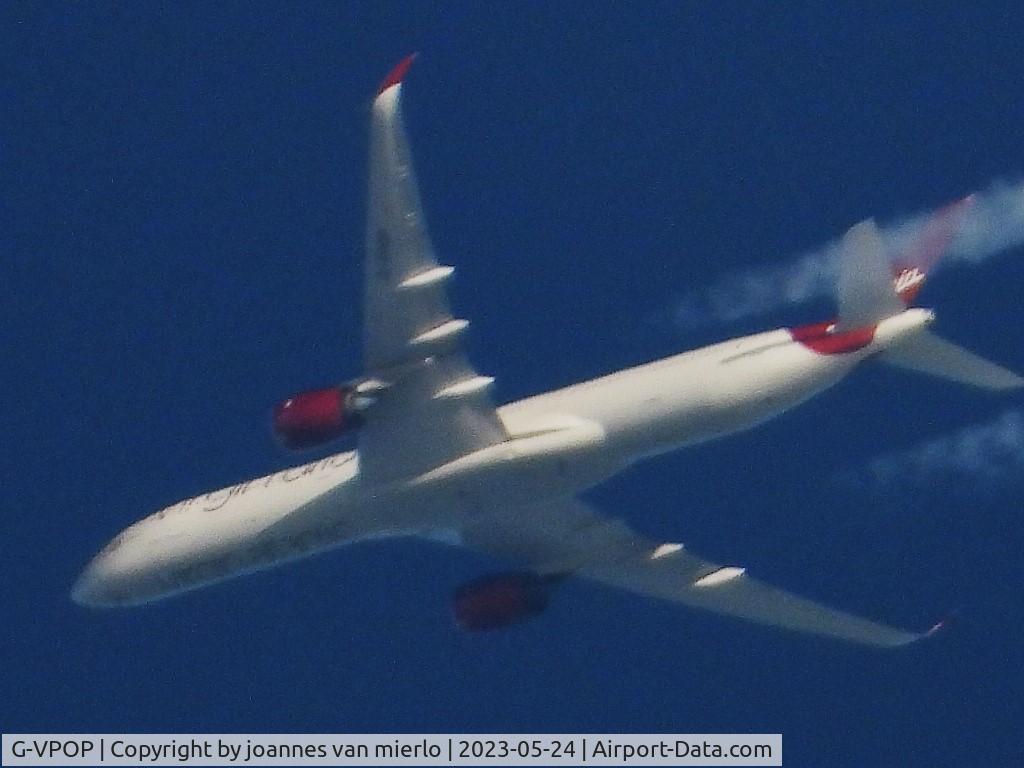 G-VPOP, 2019 Airbus A350-1041 C/N 298, Cruising over Belgium LHR-BOM