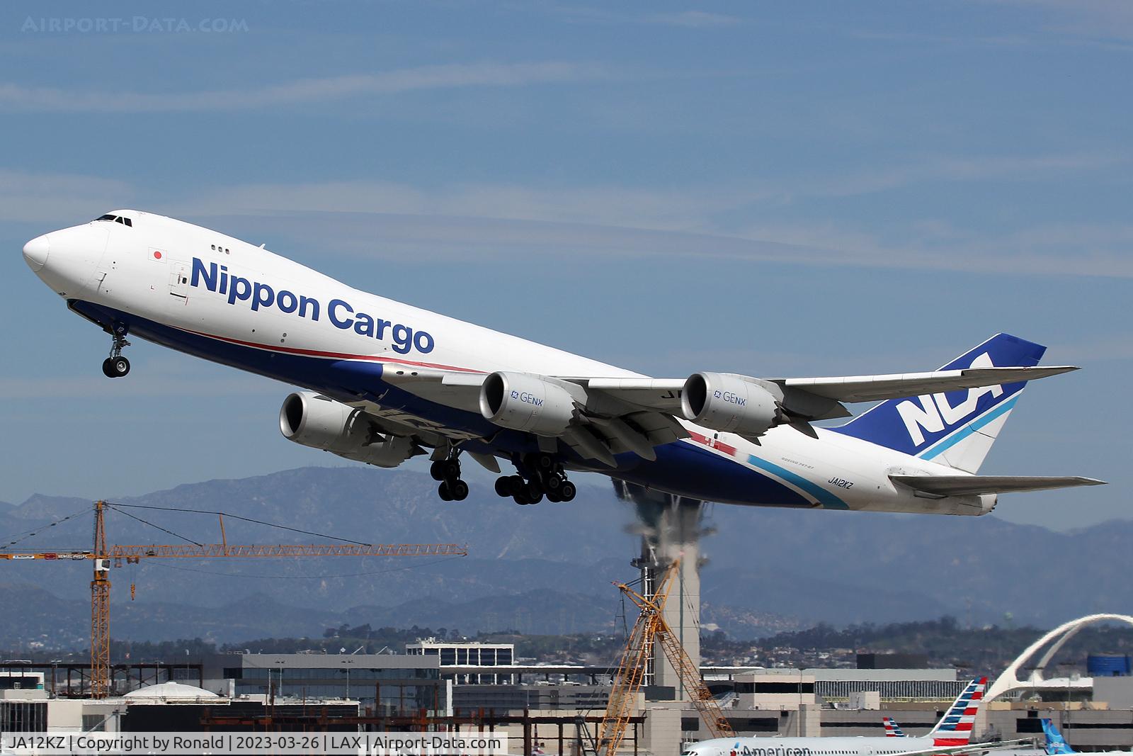 JA12KZ, 2012 Boeing 747-8KZF C/N 36137, at lax