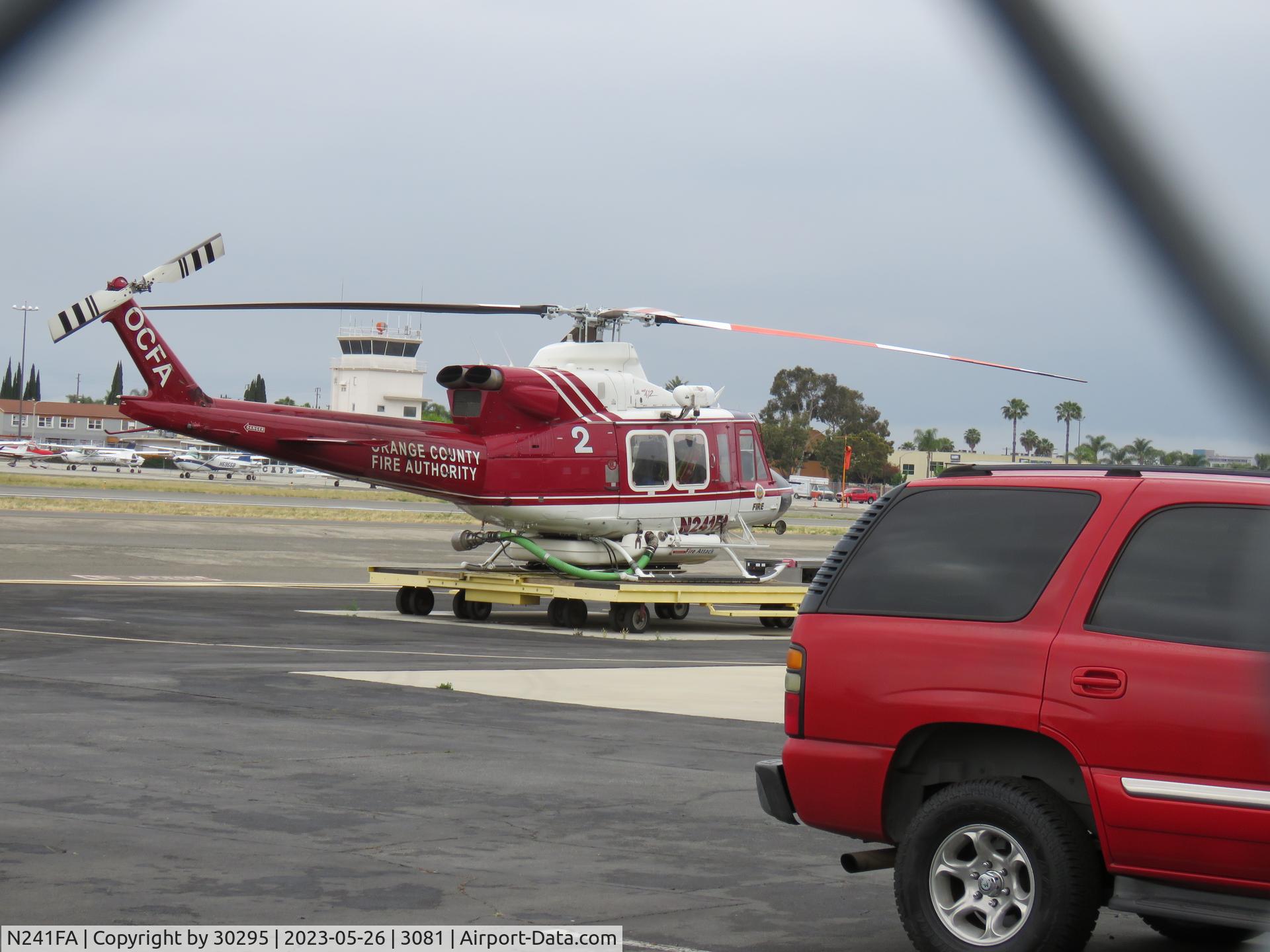 N241FA, Bell 412EP C/N 36487, Parked on dolly