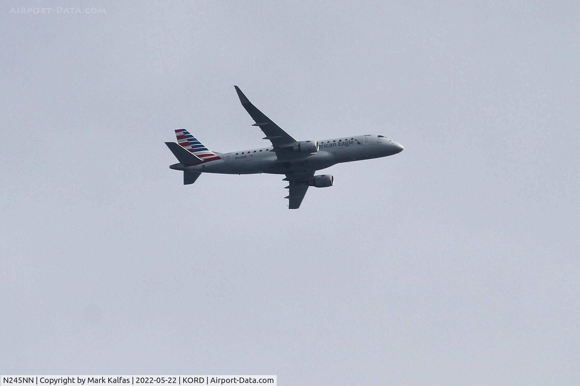 N245NN, 2016 Embraer 175LR (ERJ-170-200LR) C/N 17000614, Envoy / American Eagle E75L N245NN ENY4174 LEX-ORD