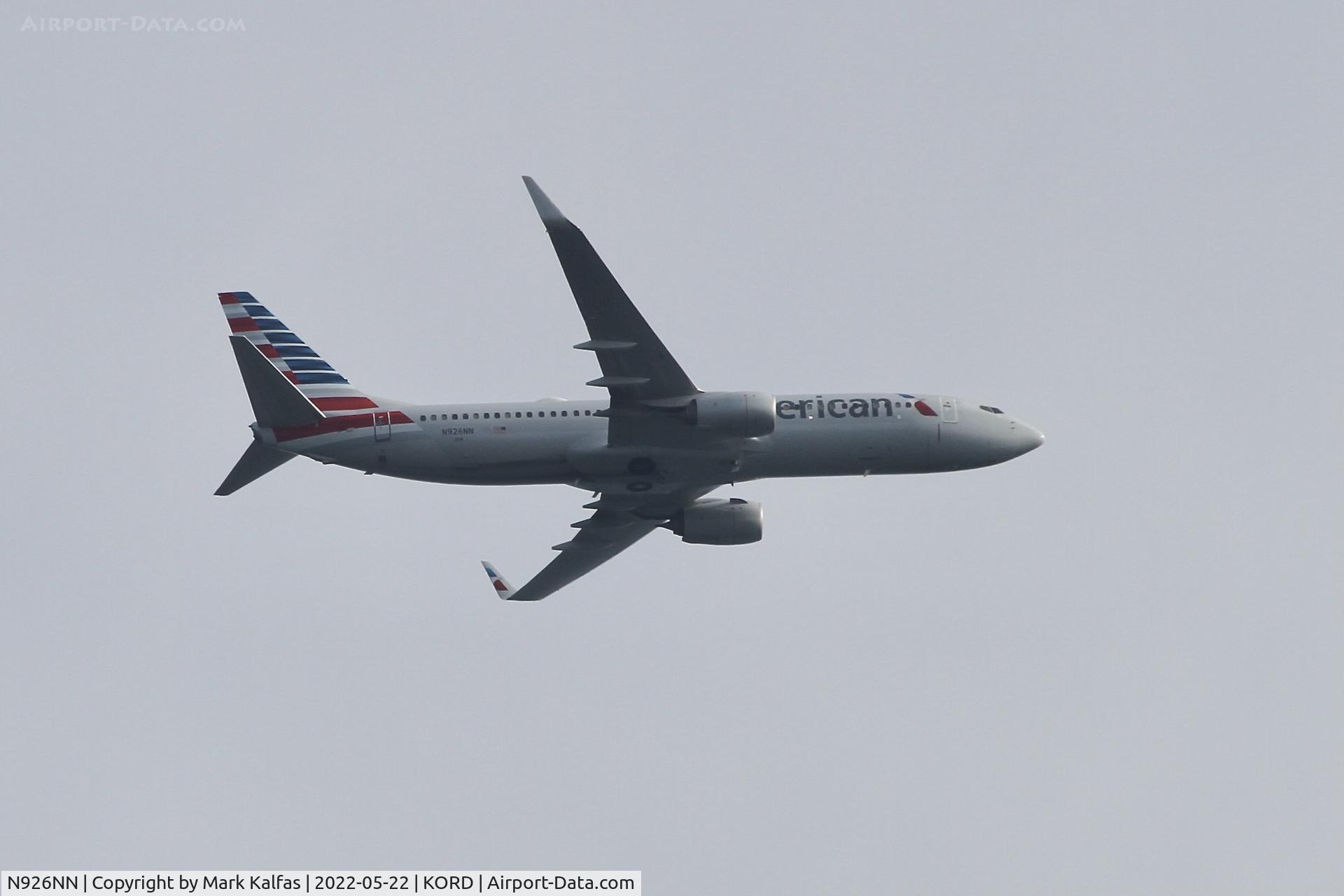 N926NN, 2013 Boeing 737-823 C/N 33321, American Airlines B738 N926NN AA1002 IND-ORD