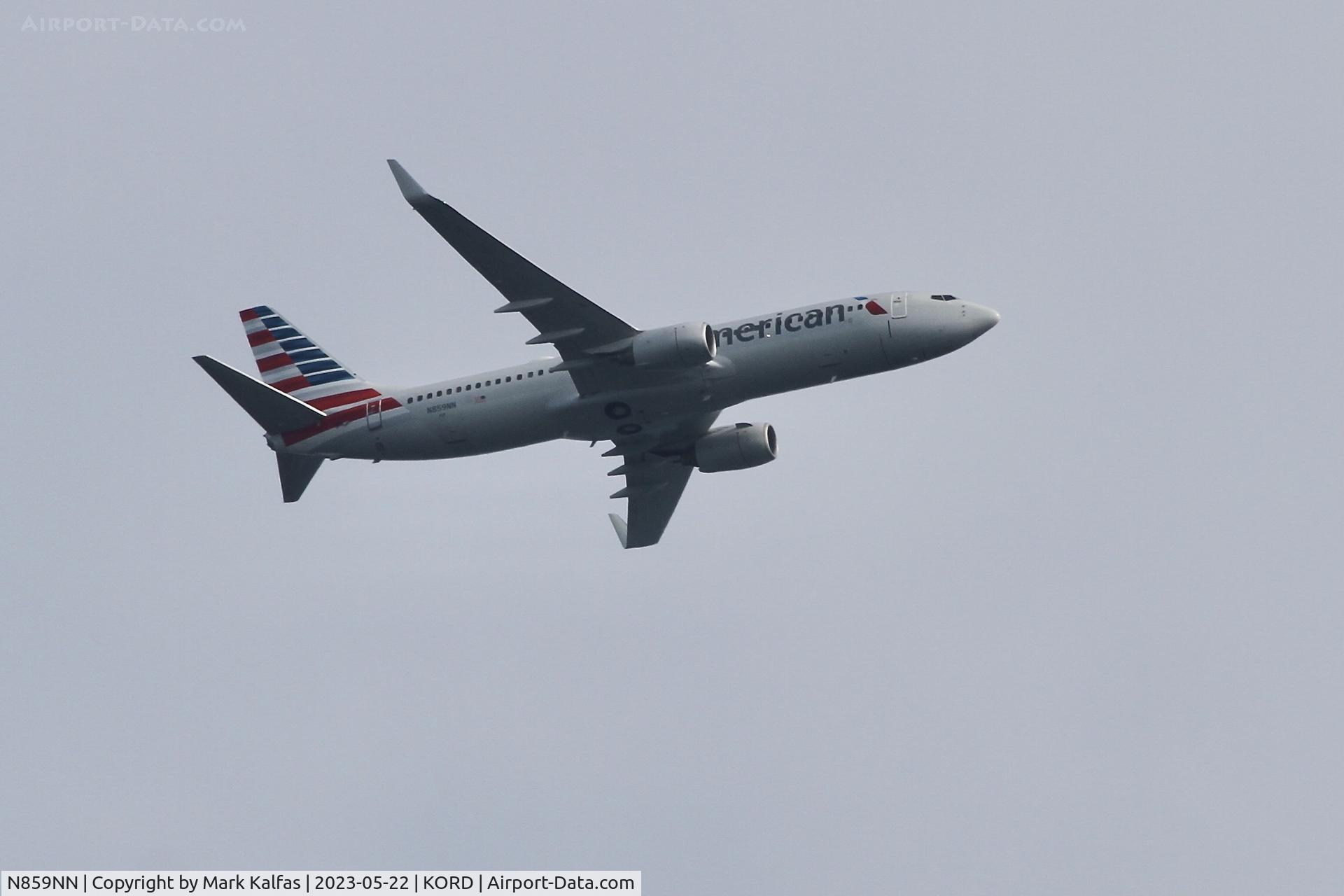 N859NN, Boeing 737-823 C/N 29555, American Airlines B738 N859NN AA2784 DCA-ORD