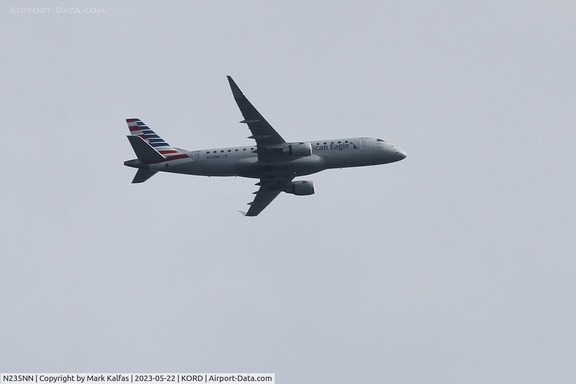 N235NN, 2016 Embraer 175LR (ERJ-170-200LR) C/N 17000567, Envoy/American Eagle E75L N235NN ANY3859 CLE-ORD