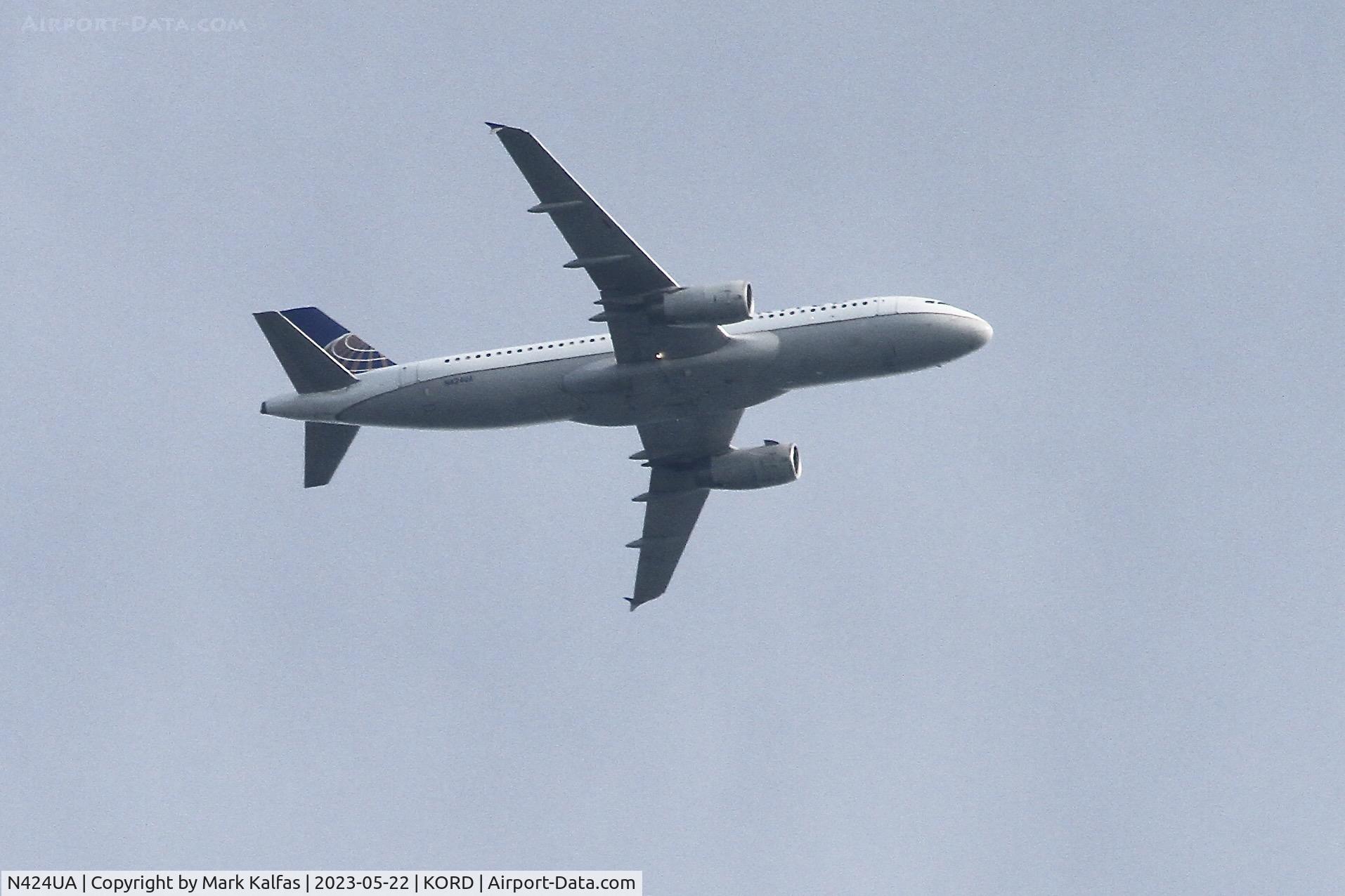 N424UA, 1995 Airbus A320-232 C/N 506, United Airlines A320 N424UA UA494 CVG-ORD