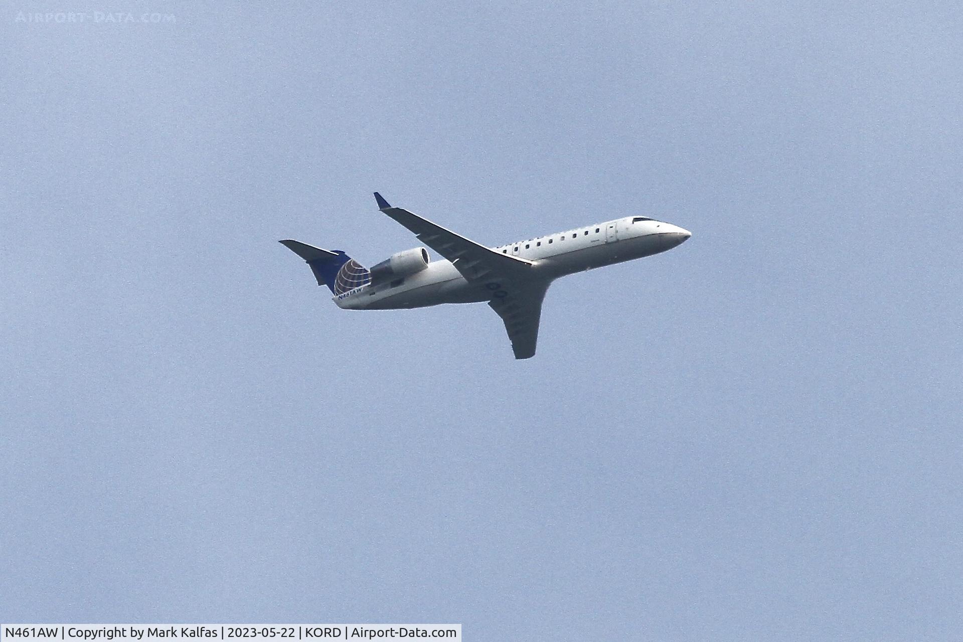 N461AW, 2003 Canadair CRJ-200LR (CL-600-2B19) C/N 7870, Air Wisconsin/United Express CRJ2 N461AW AWI3739 CAE-ORD