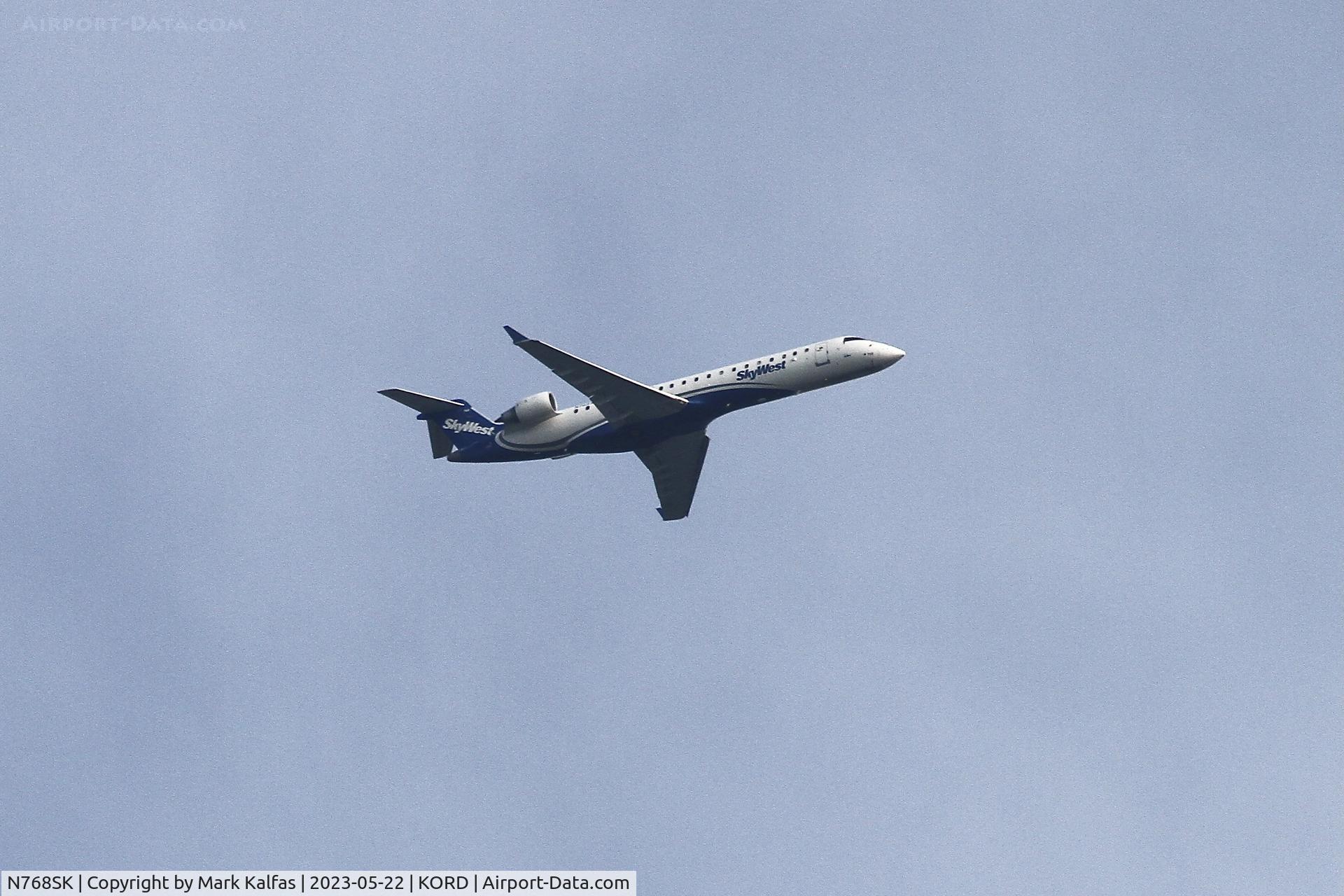 N768SK, 2005 Bombardier CRJ-701ER (CL-600-2C10) Regional Jet C/N 10234, SkyWest/United Express CRJ7 N768SK SKW4951 BNA-ORD