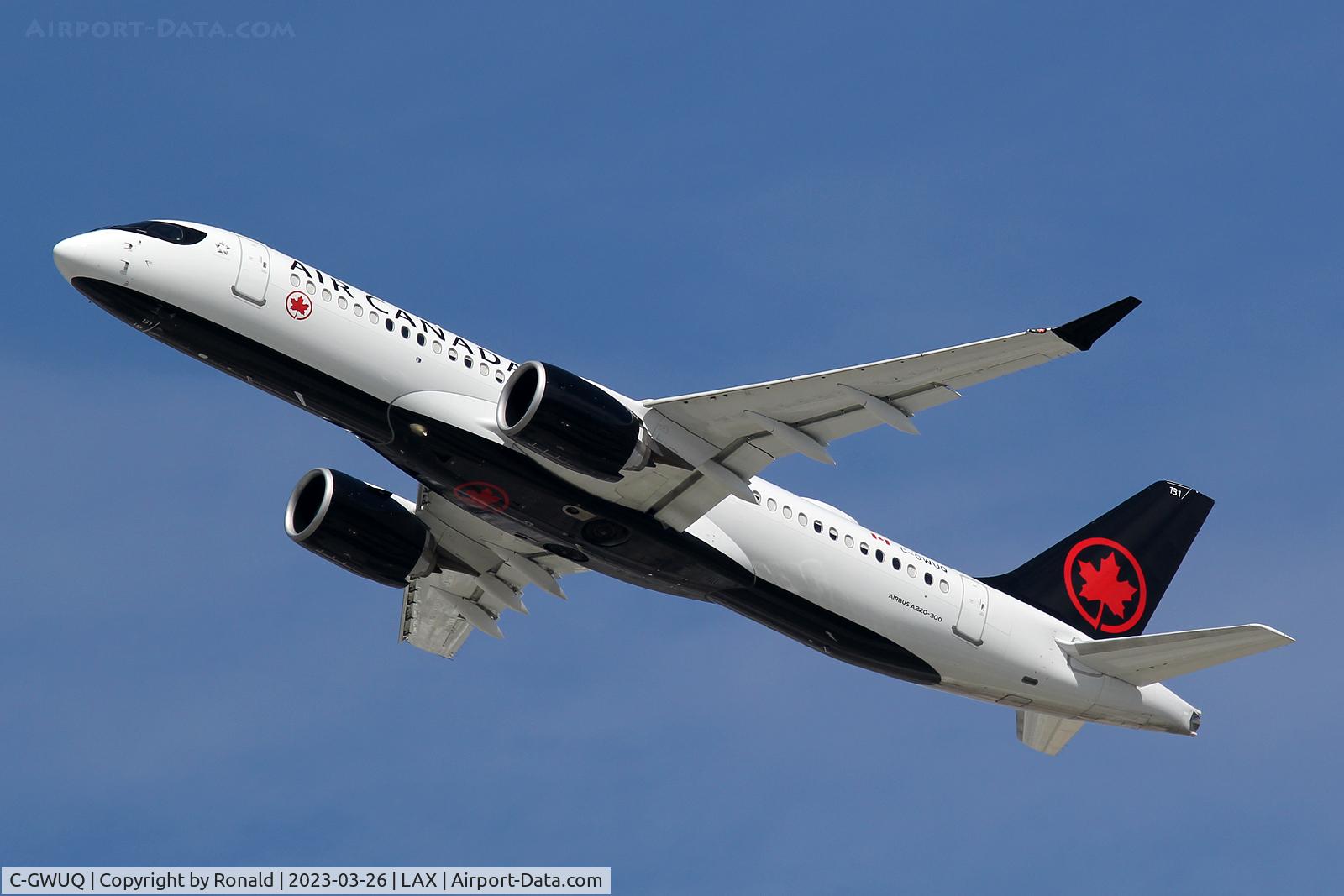 C-GWUQ, Airbus A220-371 C/N 55179, at lax