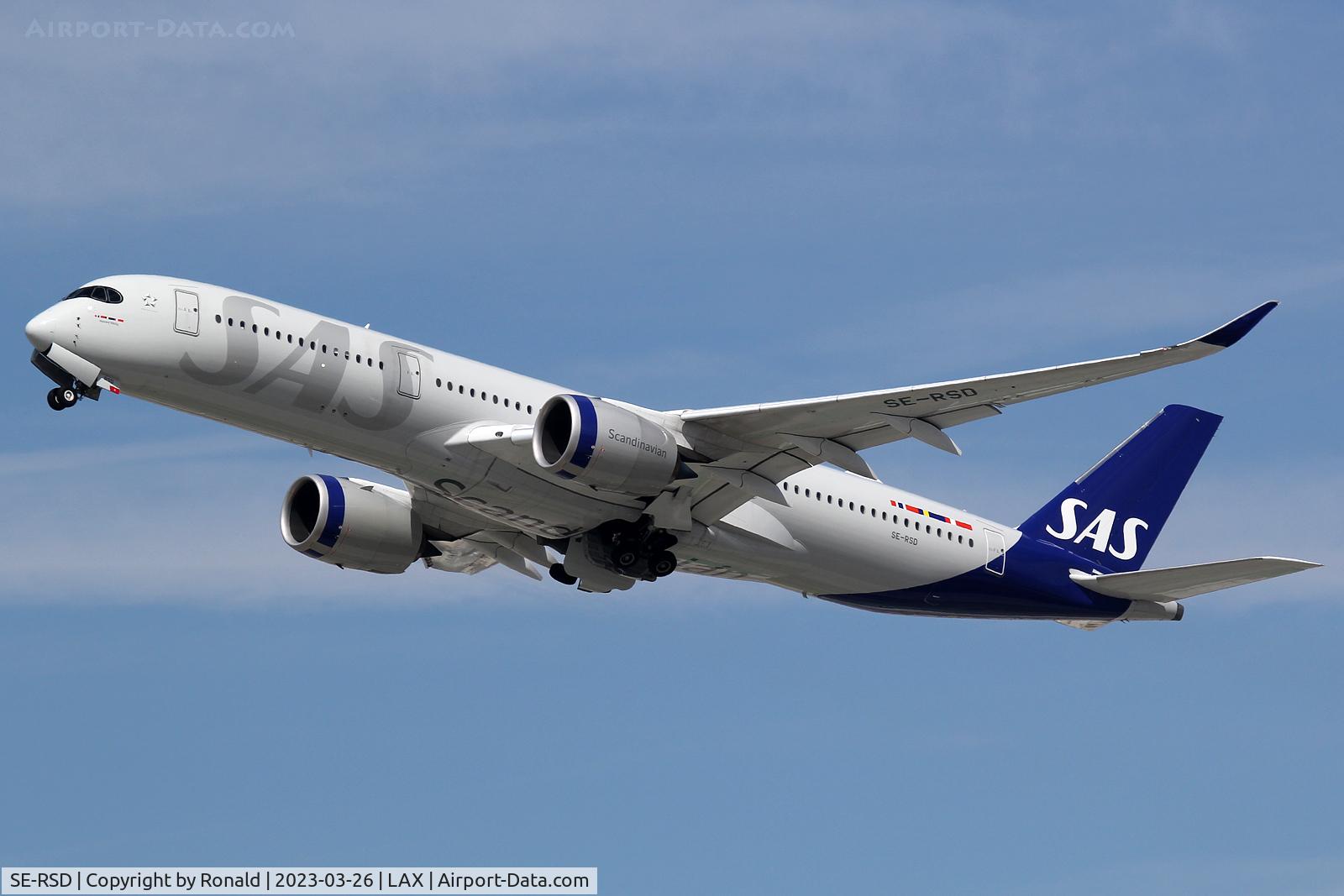 SE-RSD, 2020 Airbus A350-941 C/N 418, at lax