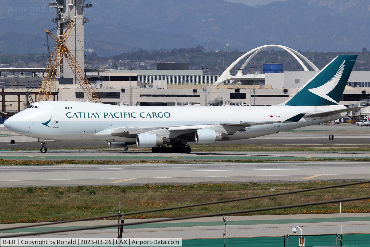 B-LIF, 2009 Boeing 747-467ERF C/N 36871, at lax