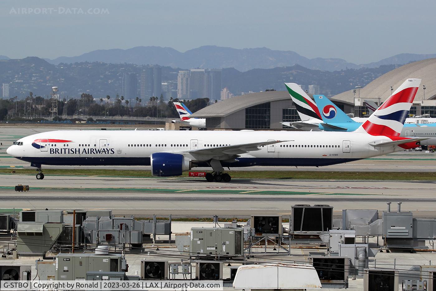 G-STBO, 2020 Boeing 777-300/ER C/N 66584, at lax