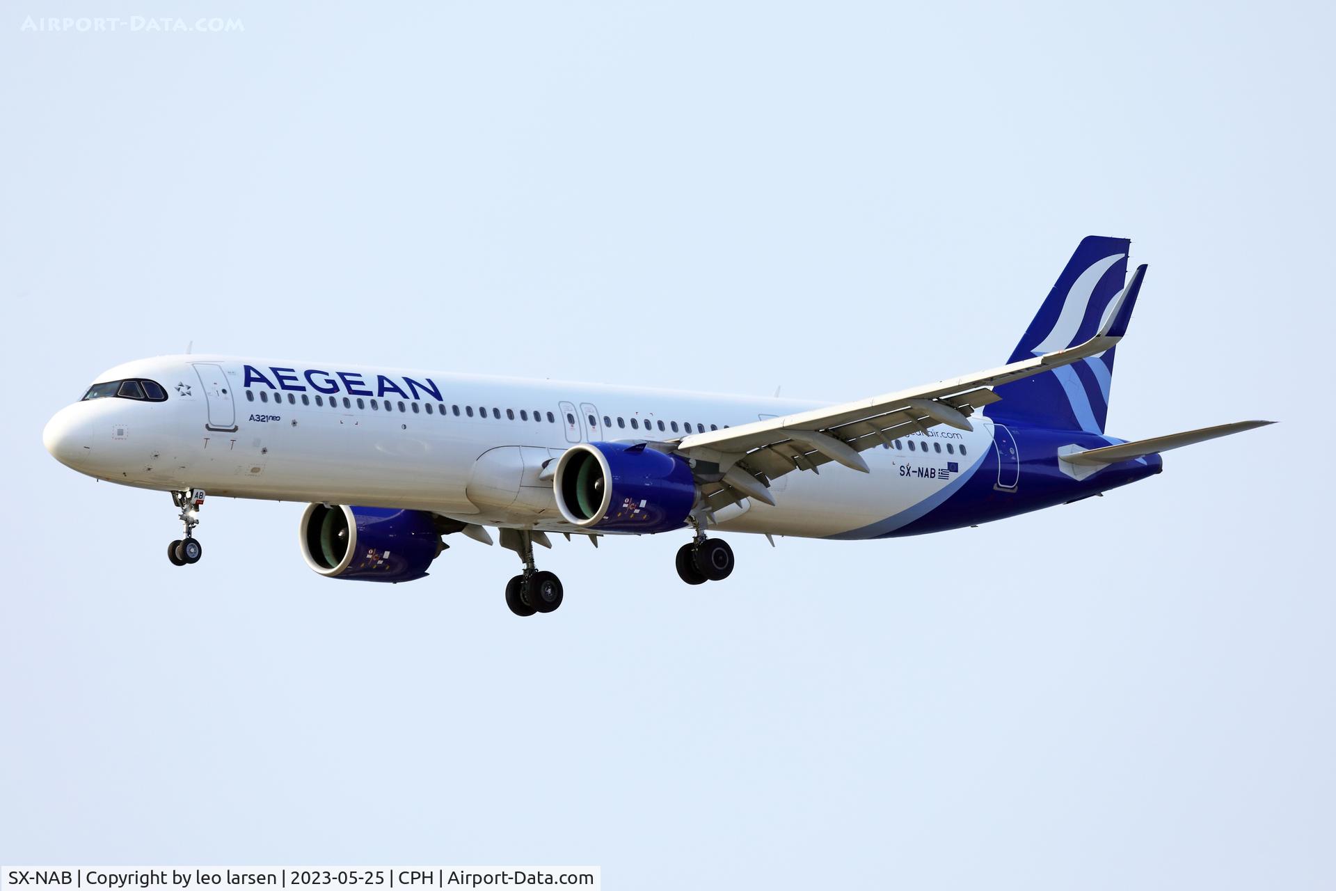 SX-NAB, 2020 Airbus A321-271NX C/N 9575, Copenhagen 25.5.2023