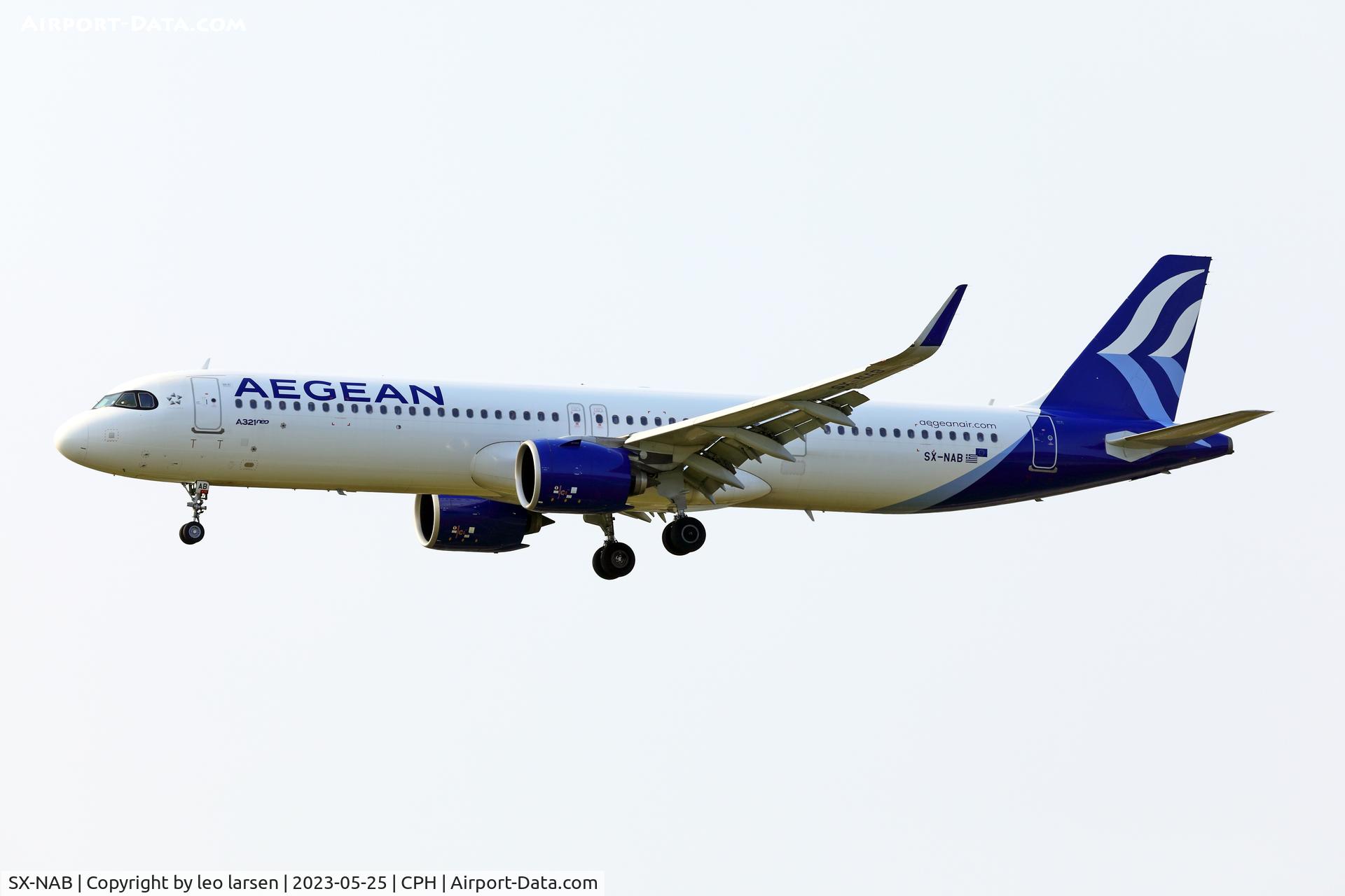 SX-NAB, 2020 Airbus A321-271NX C/N 9575, Copenhagen 25.5.2023