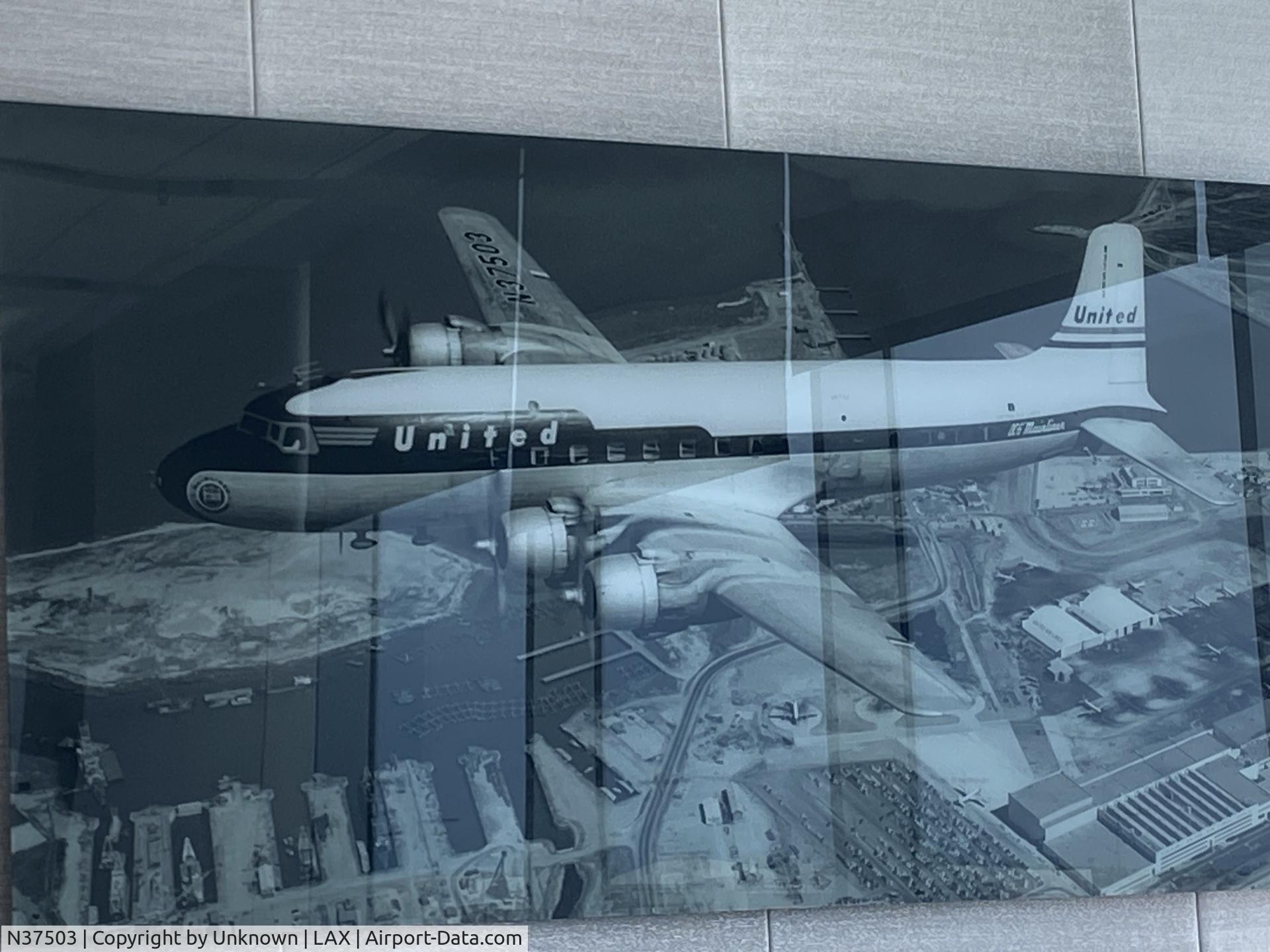 N37503, 1946 Douglas DC-6 C/N 42868, Poster