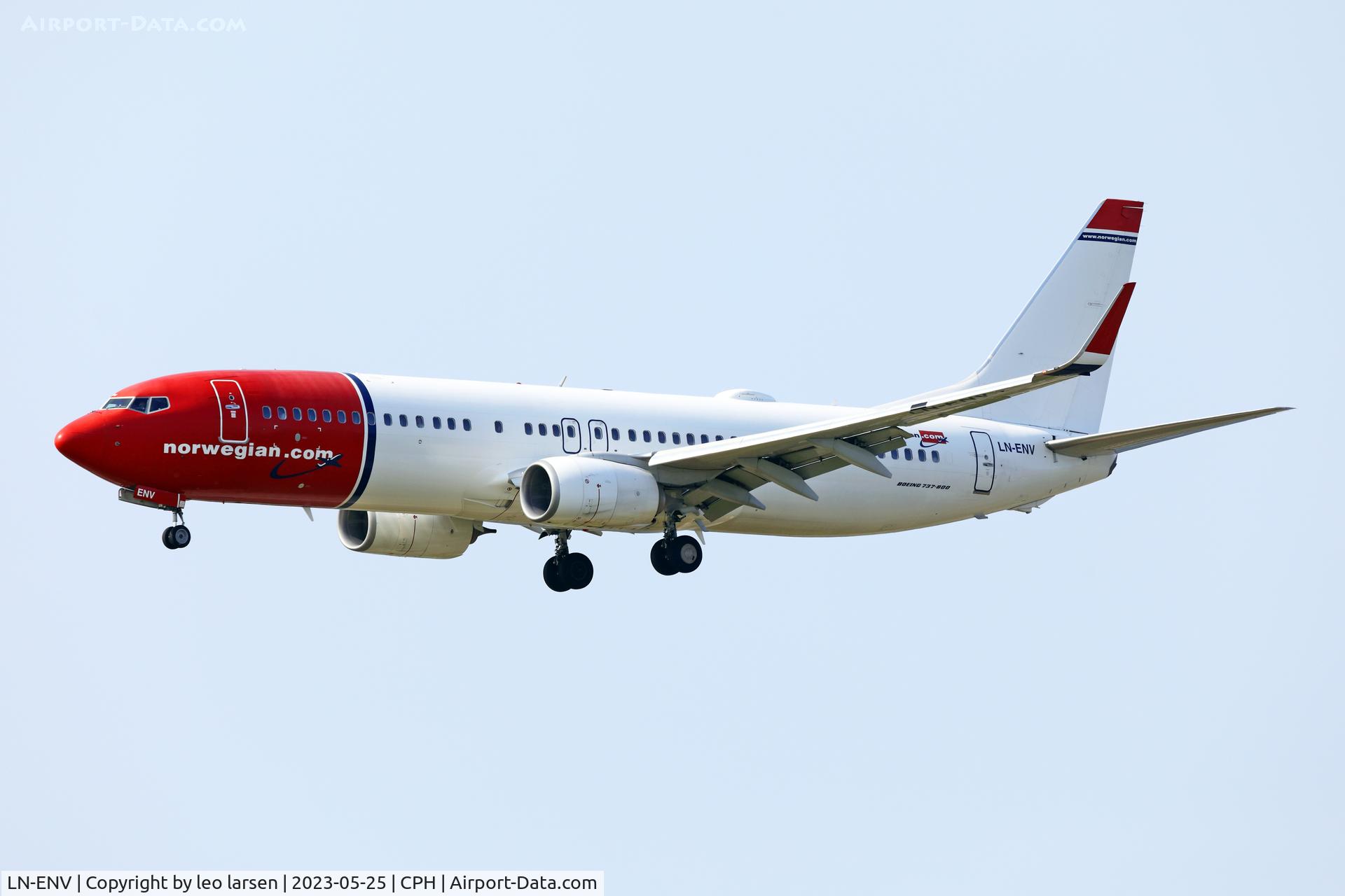 LN-ENV, 2015 Boeing 737-8JP C/N 41140, Copenhagen 25.5.2023