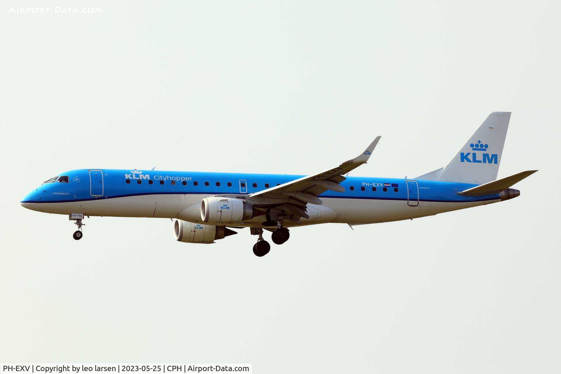 PH-EXV, 2018 Embraer ERJ-190STD (ERJ-190-100) C/N 19000750, Copenhagen 25.5.2023