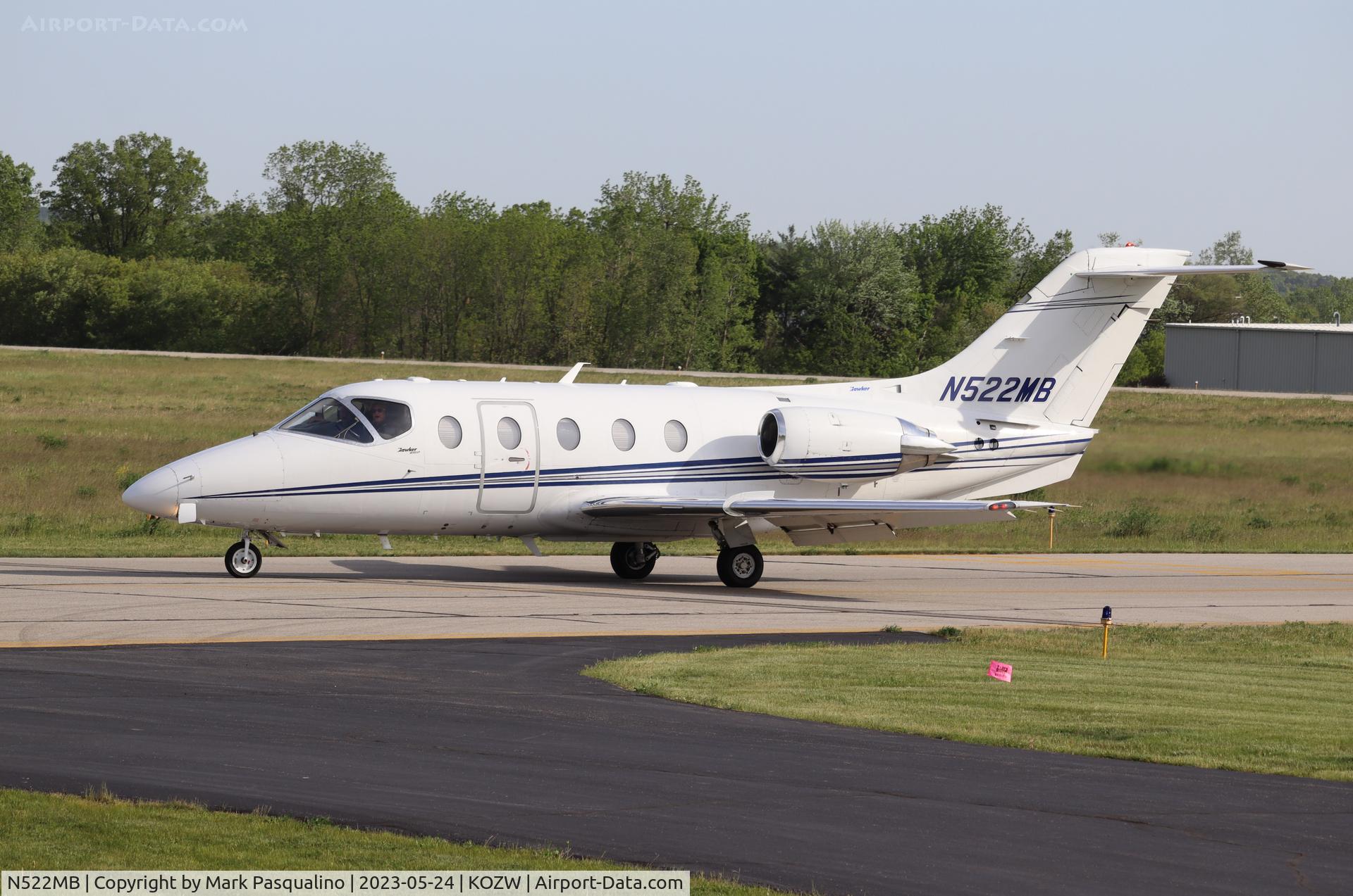 N522MB, 2007 Hawker Beechcraft 400A Beechjet C/N RK-522, Beech 400A