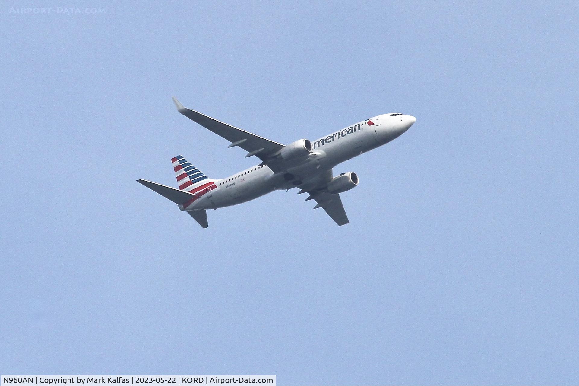 N960AN, 2001 Boeing 737-823 C/N 29542, American Airlines B738 N960AN AA1831 PBI-ORD