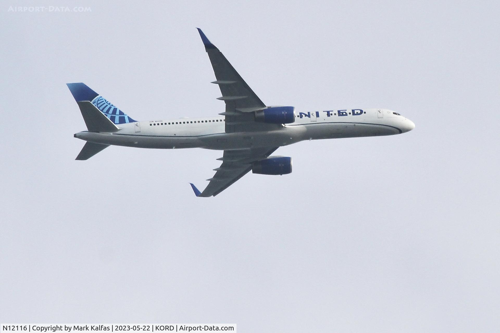 N12116, 1996 Boeing 757-224 C/N 27558, United Airlines B752 N12116 UA 2497 IAD-ORD