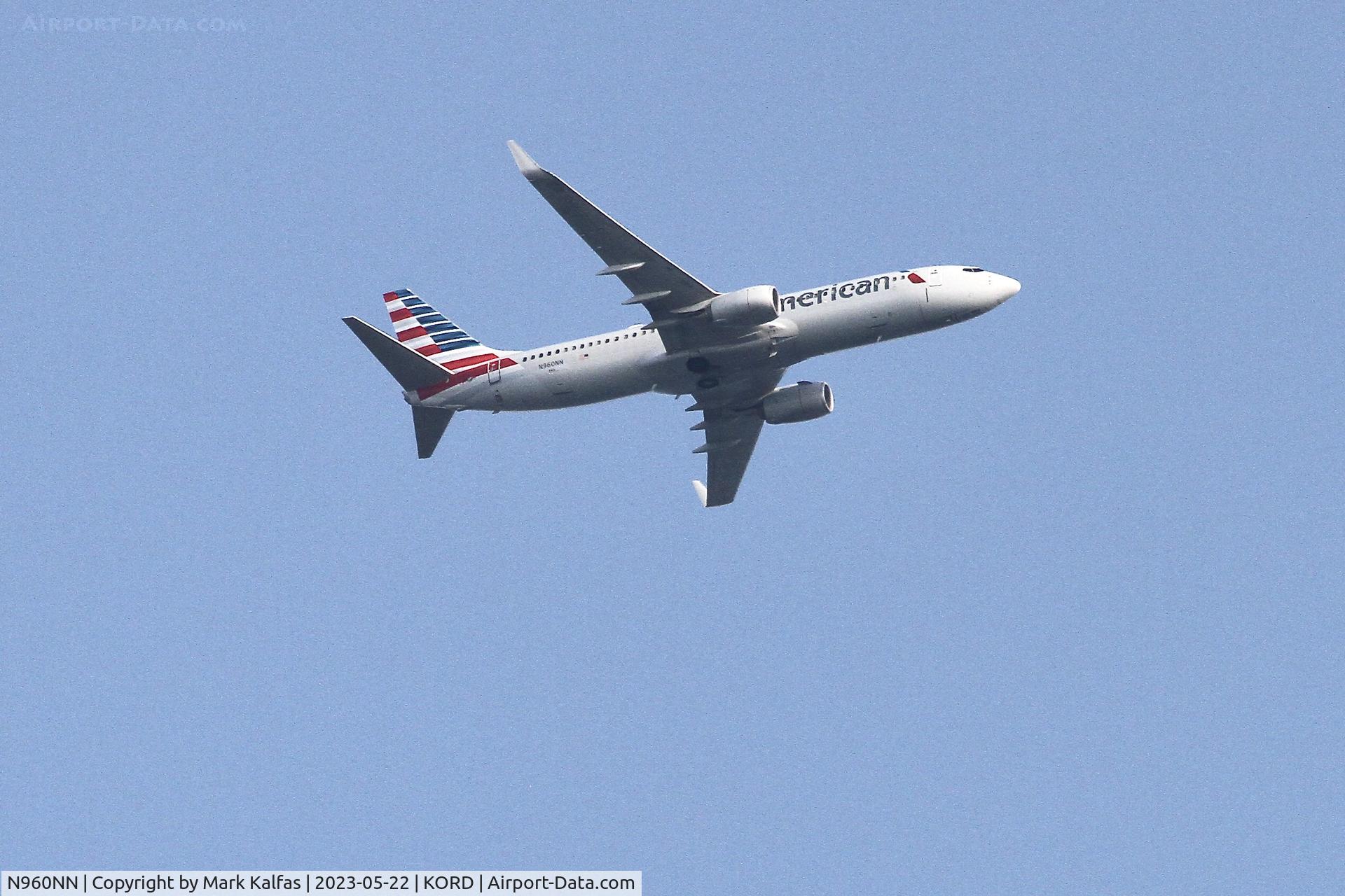 N960NN, 2014 Boeing 737-823 C/N 33330, American Airlines B738 N960NN AA969 MIA-ORD