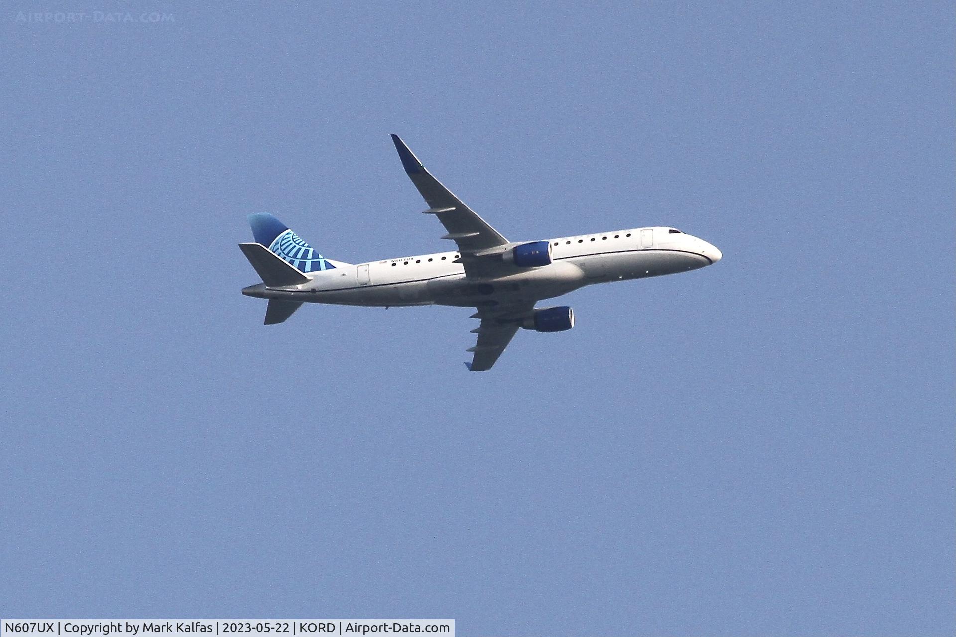 N607UX, 2019 Embraer ERJ-175 (ERJ-170-200LR) C/N 17000804, SkyWest / United Express E75L N607UX SKW4670 AVL-ORD