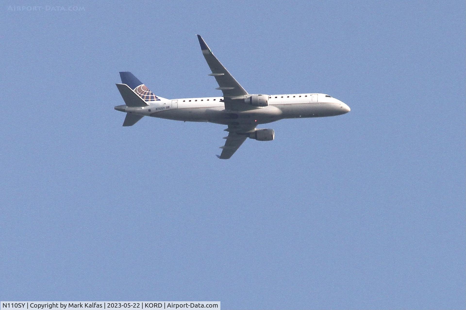 N110SY, 2014 Embraer 175LR (ERJ-170-200LR) C/N 17000405, SkyWest/United Express E75L N110SY SKW5508 SYR-ORD