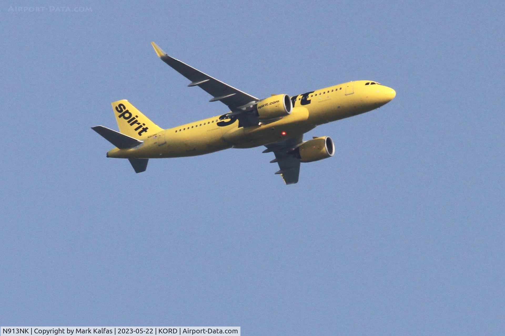 N913NK, 2017 Airbus A320-271N C/N 7757, Spirit Airlines A20N N913NK NKS1785 ATL-ORD