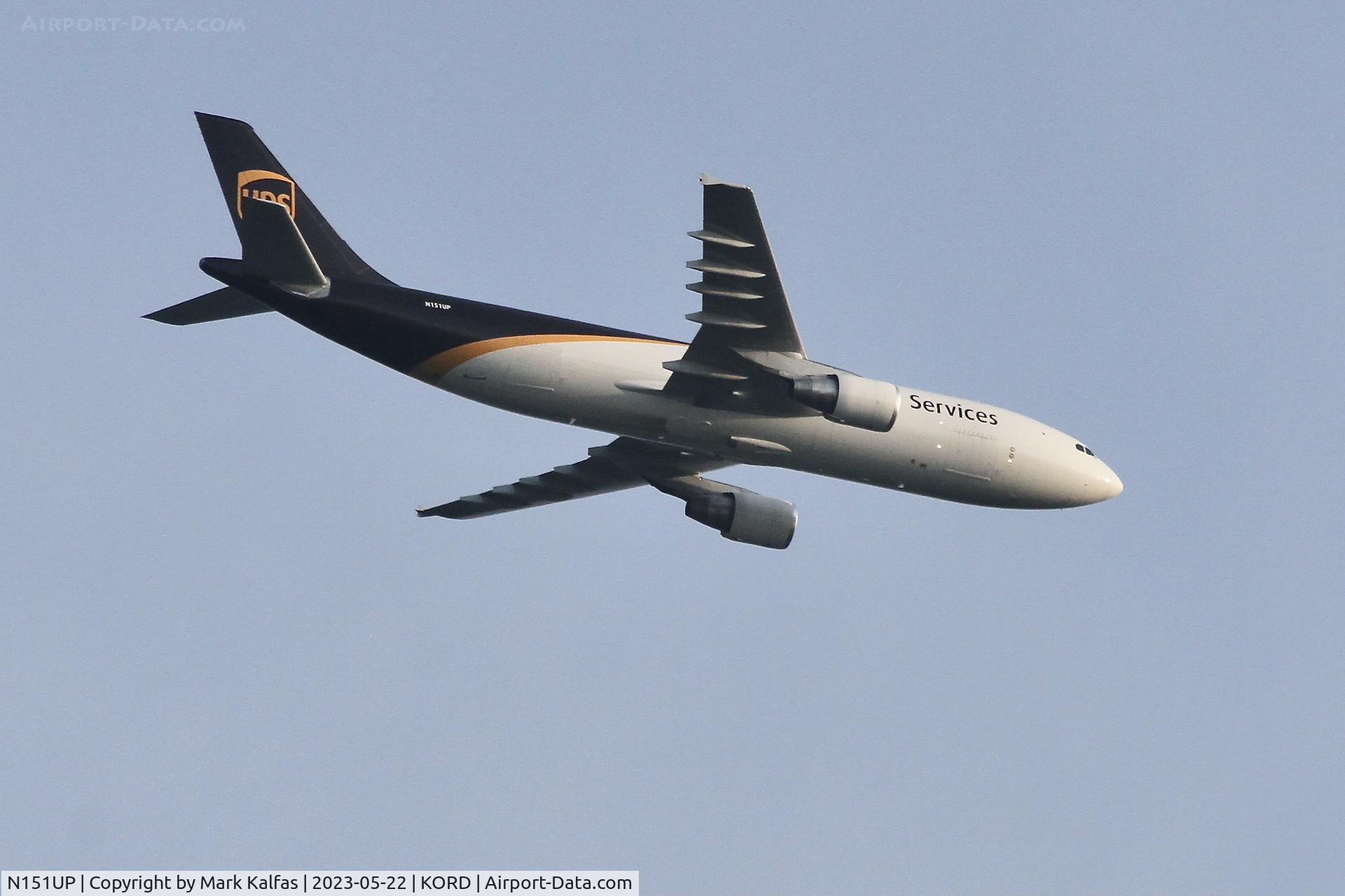 N151UP, 2003 Airbus A300F4-622R C/N 834, UPS A306 N151UP UPS9710 CAE - ORD