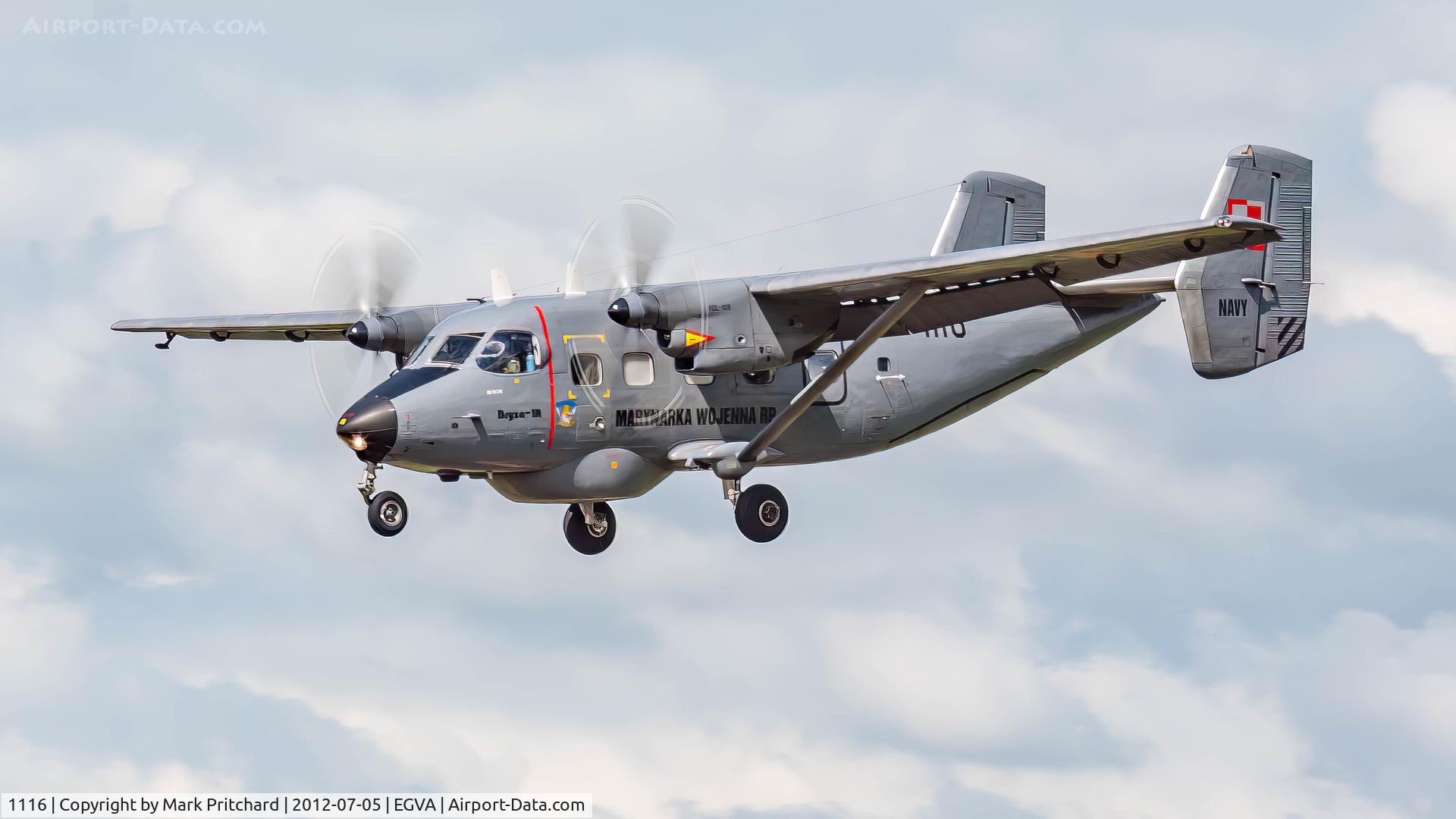 1116, PZL-Mielec M-28B1R Bryza 1R C/N AJG001-07, Shot at RIAT 2012