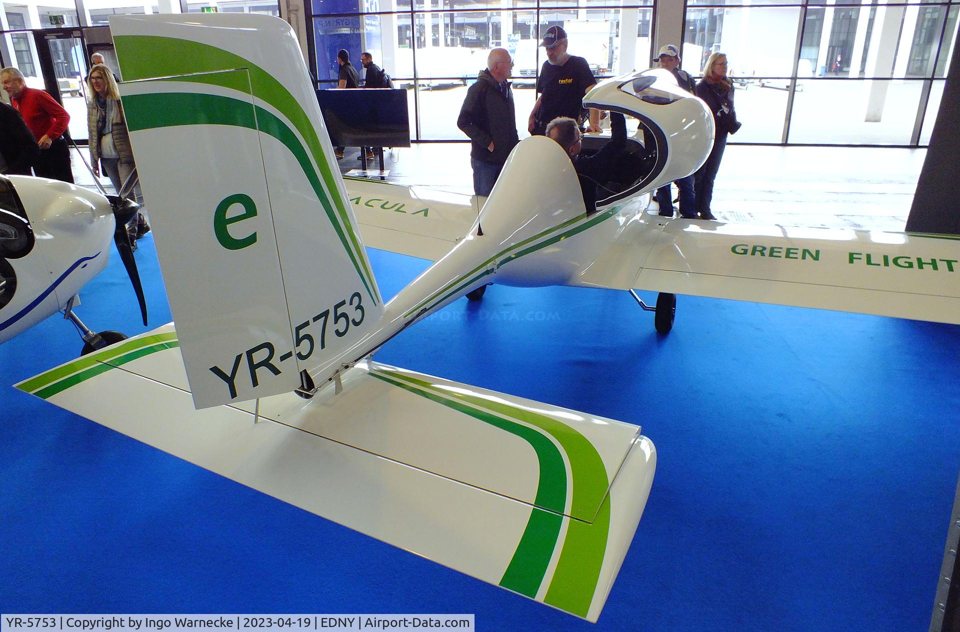 YR-5753, AVI Aircraft Dracula 140 C/N not found_YR-5753, AVI Aircraft Dracula 140 with electric motor at the AERO 2023, Friedrichshafen